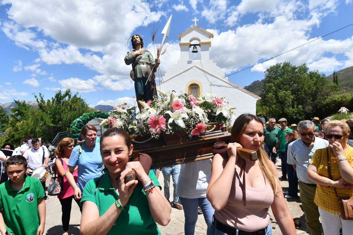 La imagen de San Isidro Labrador fue llevada un año más a su ermita.