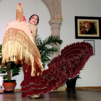 La bailaora Isabel Alarcón durante el certamen de 2023. Foto Pezzi.