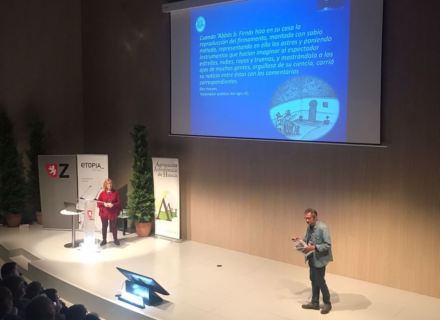 Ponencia sobre Ibn Firnás en el XXV CEA de Zaragoza.