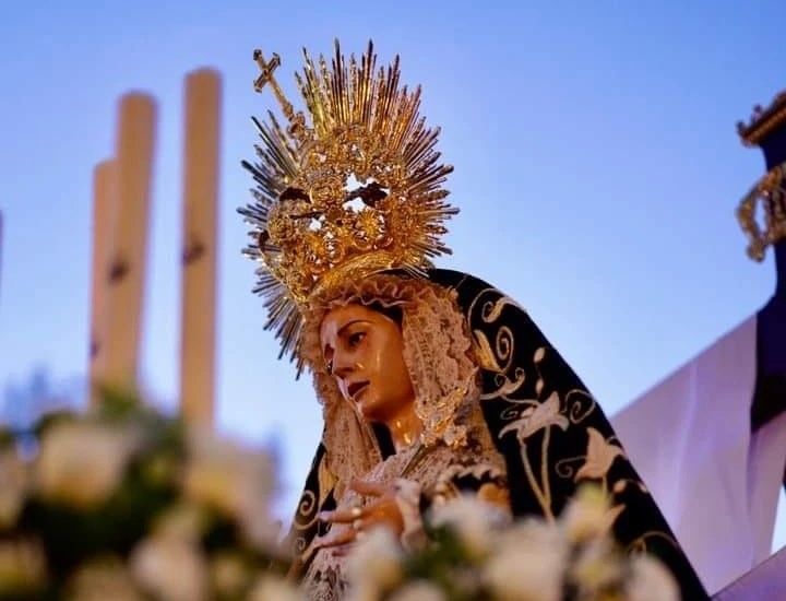 María Santísima en La Soledad saldrá la próxima Semana Santa en un paso de costaleros.
