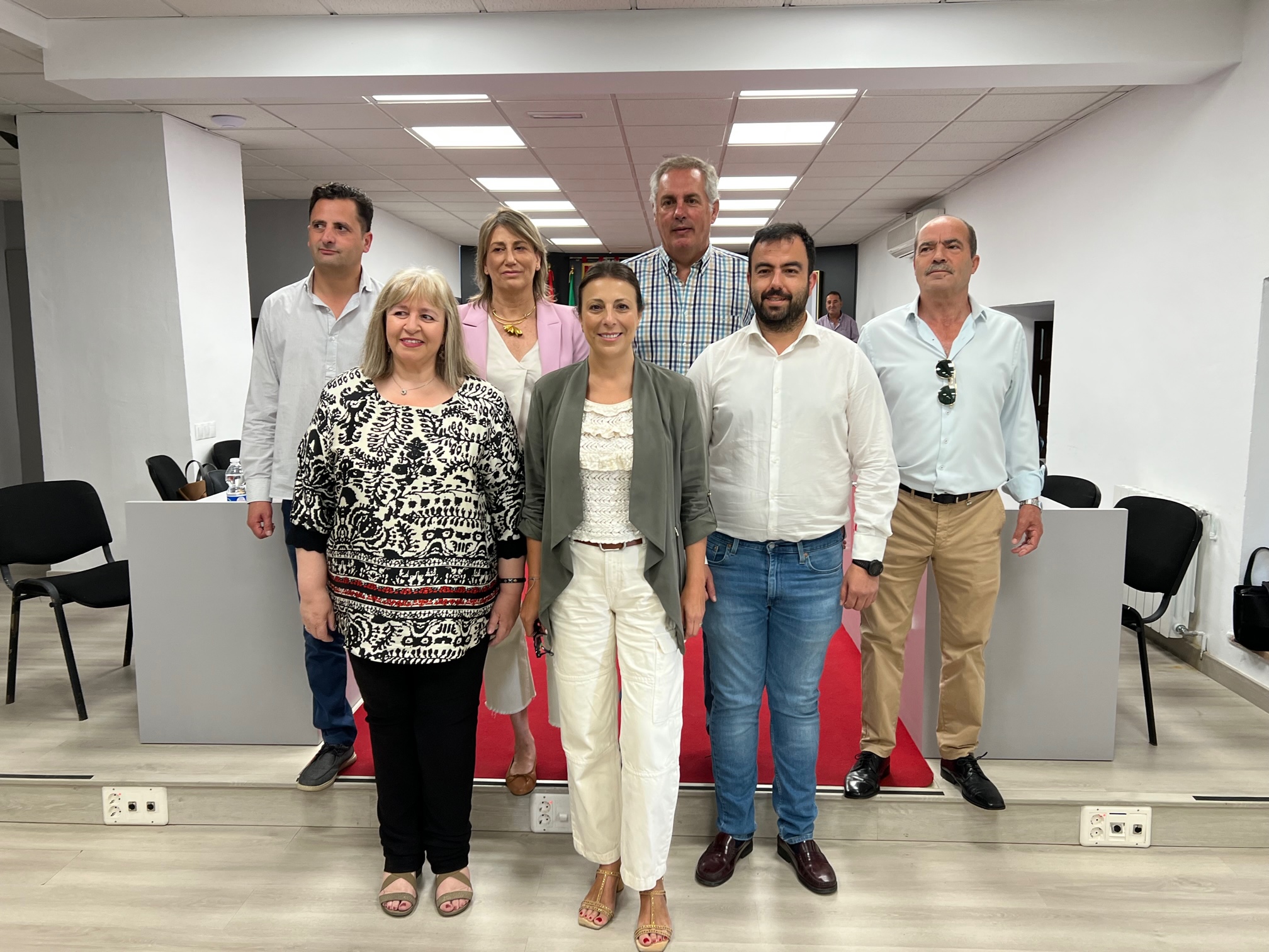 Despedida de los concejales que abandonan el Ayuntamiento
