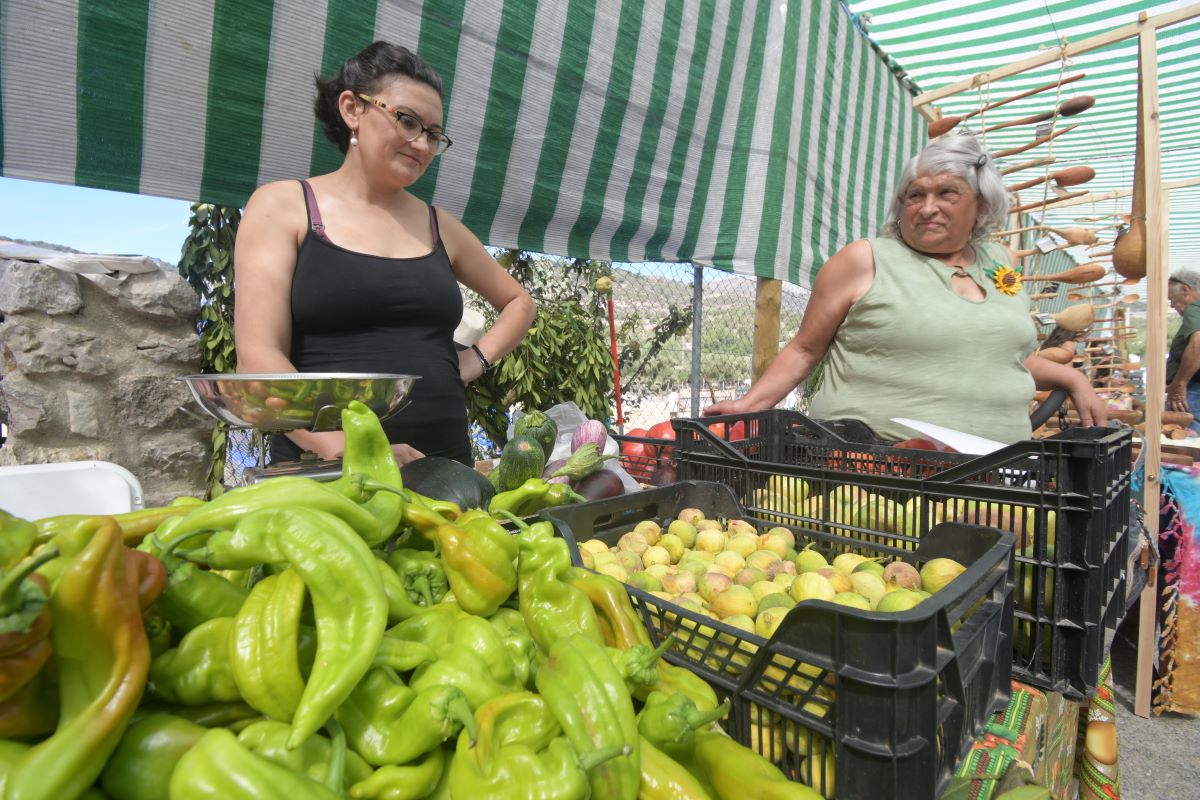 Los productos de la zona y totalmente naturales son el principal reclamo en esta celebración.