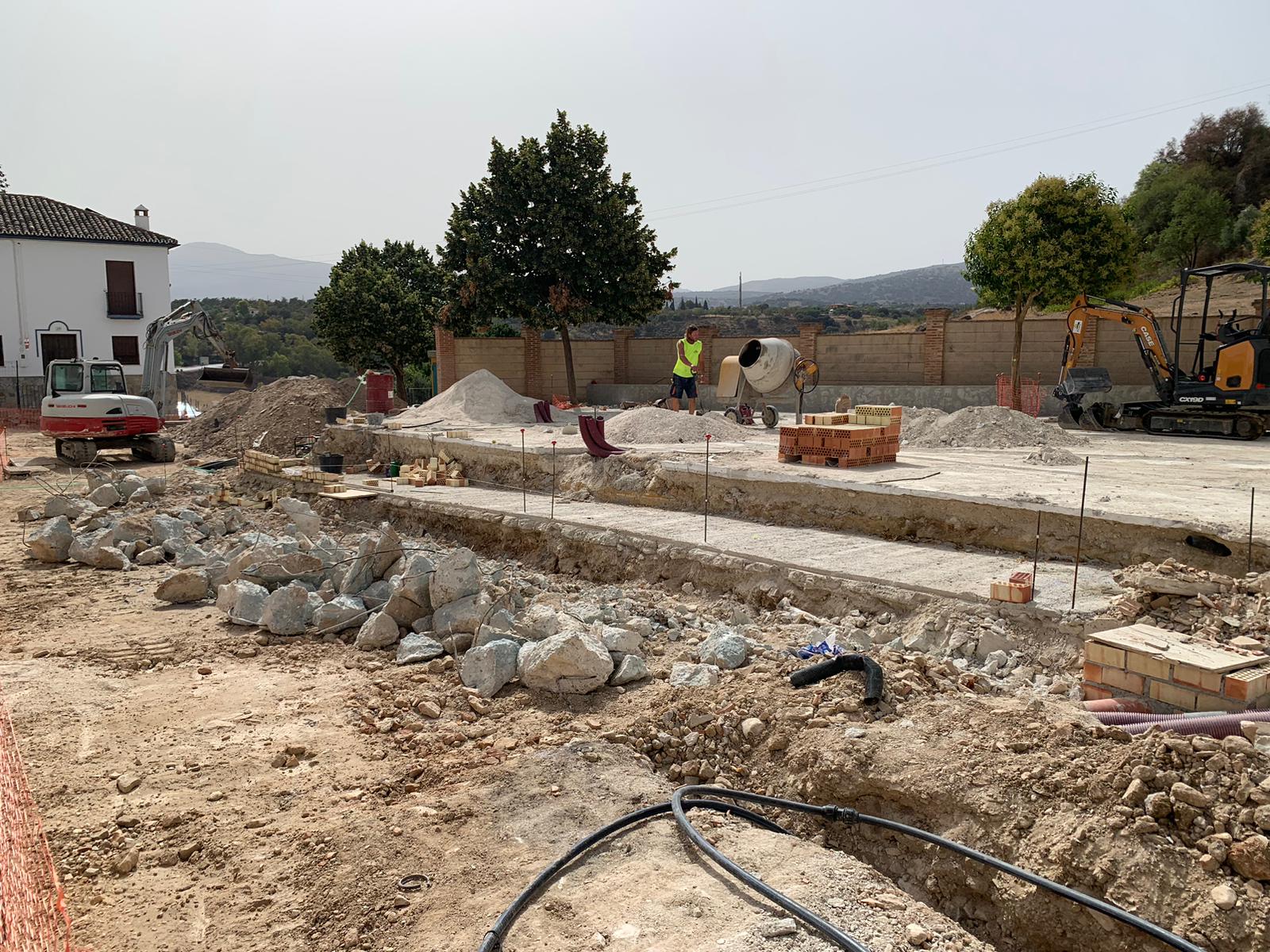 Las obras marchan a buen ritmo y ya se ha cumplido la mitad de su ejecución.