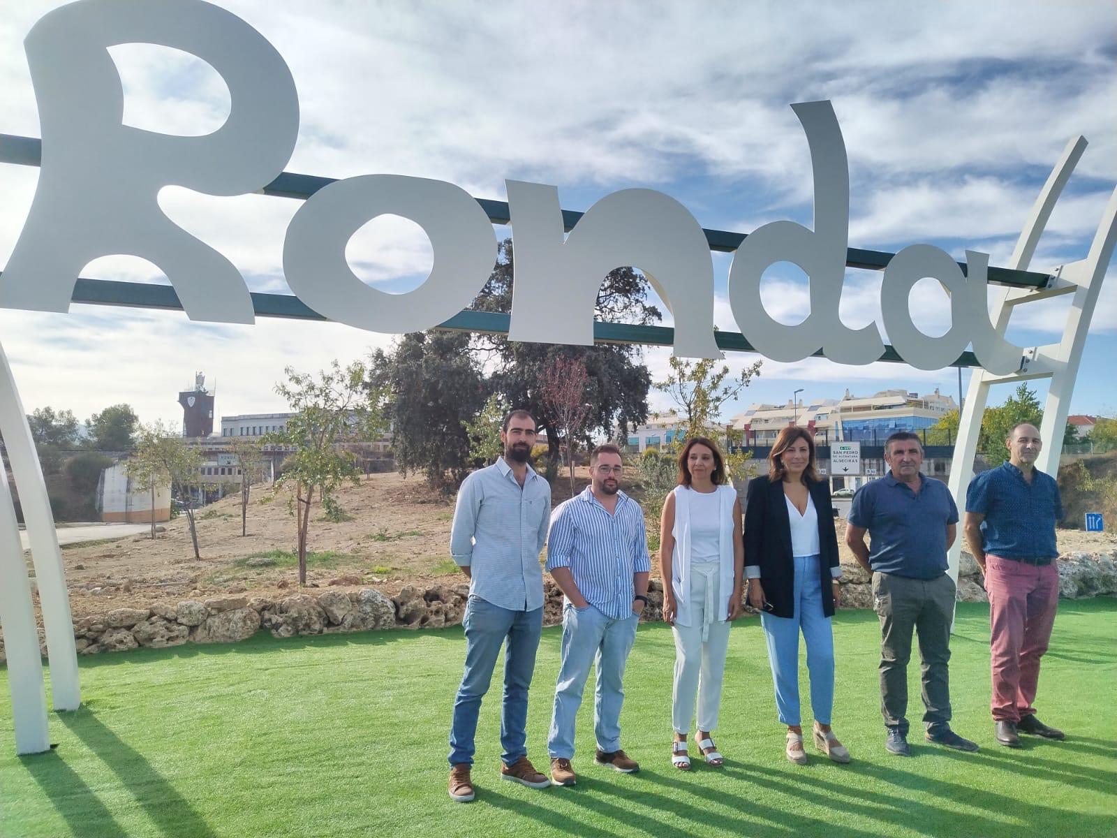 Esta mañana se han pr54sentado las distintas mejoras que se han realizado en la rotonda.