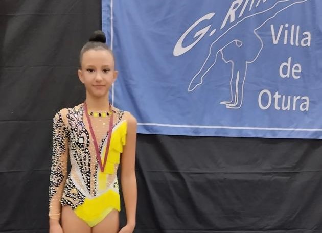 Zaira Guerrero tras quedar segunda en el campeonato de Granada.