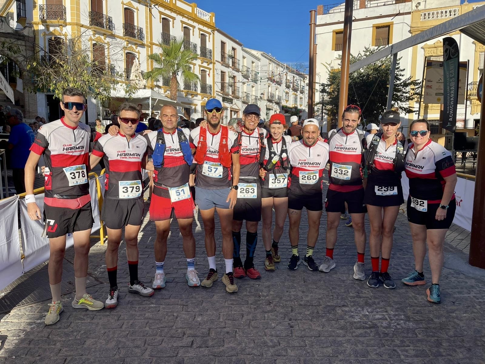 Un grupo de corredores del Harman en una de las pruebas disputadas.