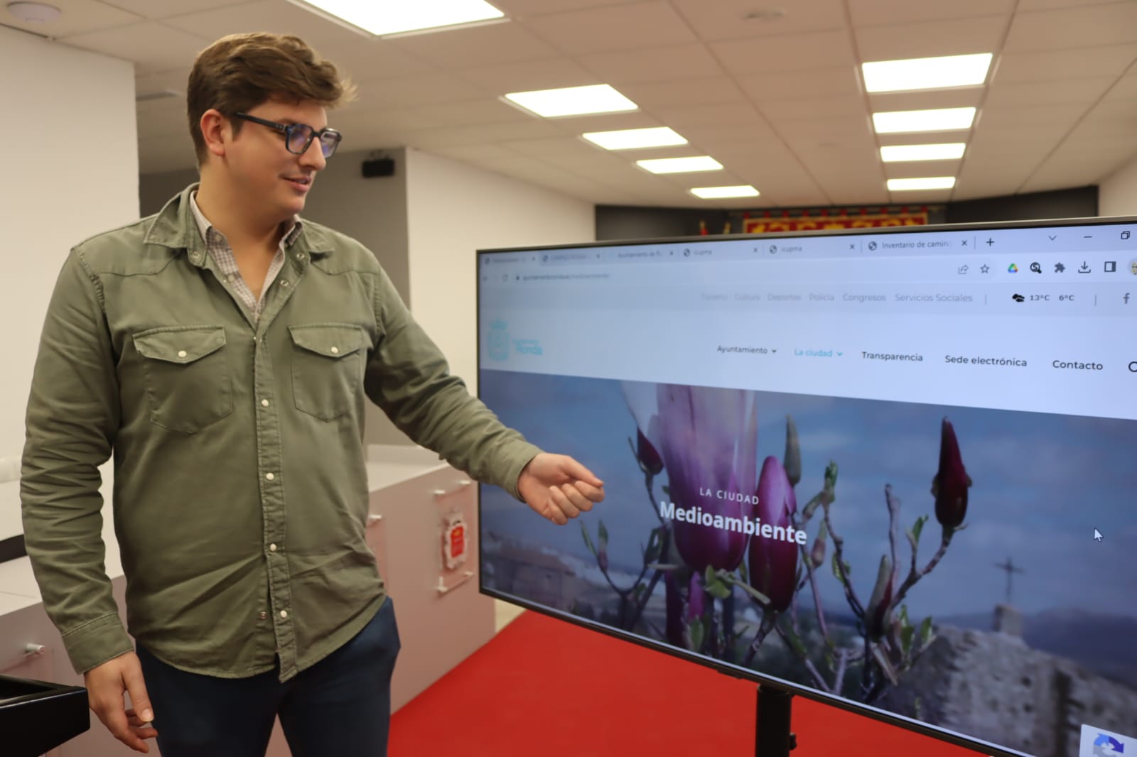 El concejal de Nuevas Tecnologías ha explicado la nueva herramienta informática.