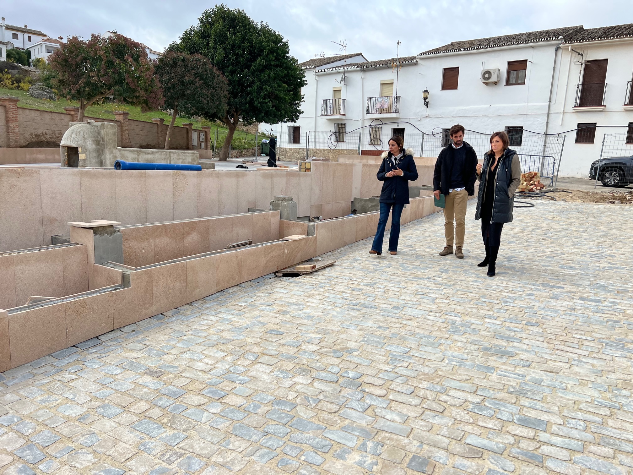 La remodelación de la plaza del Llanete, en San Francisco, ya está al 75% de ejecución
