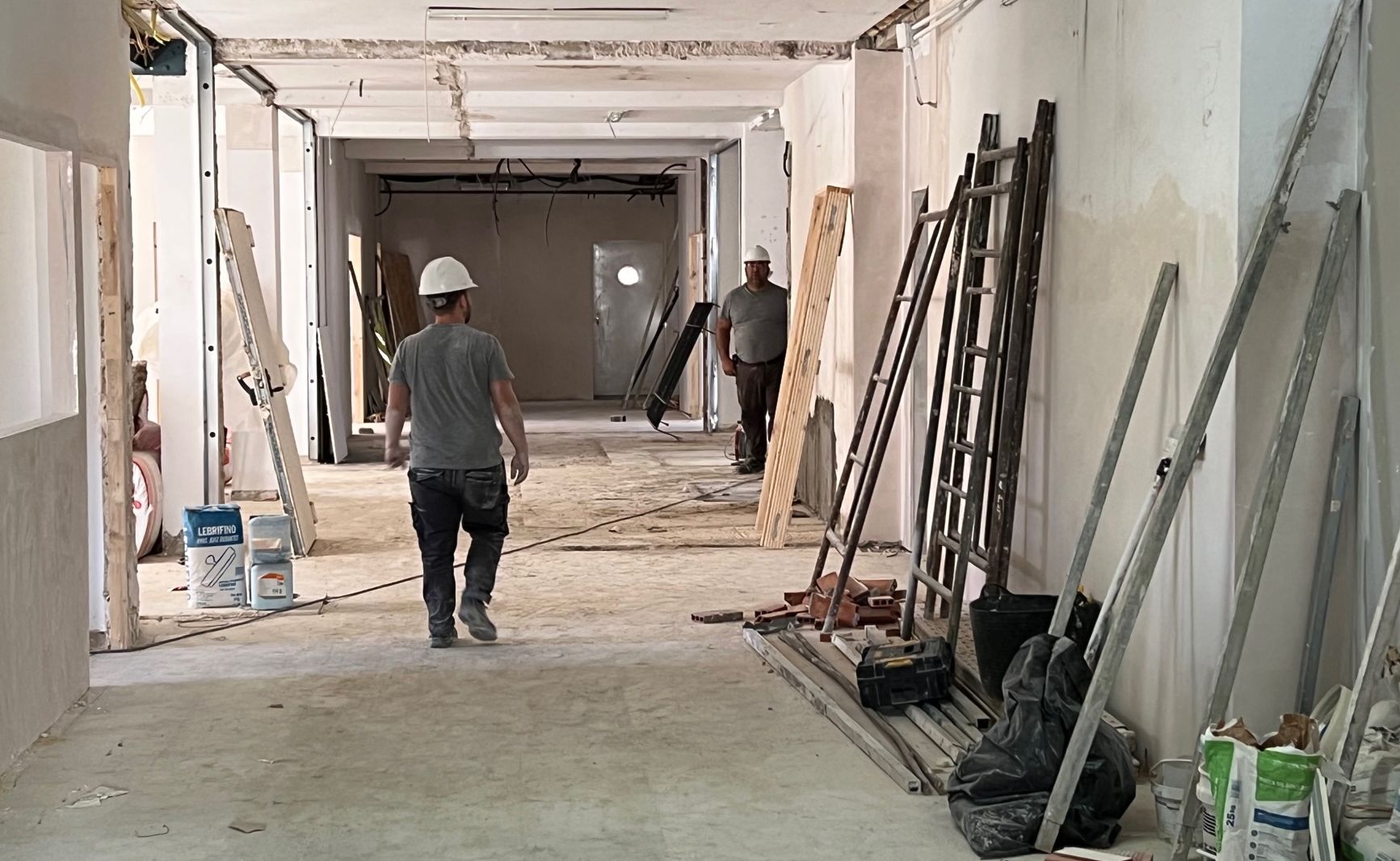 En el sector de la construcción se generaron 74 empleos en octubre.
