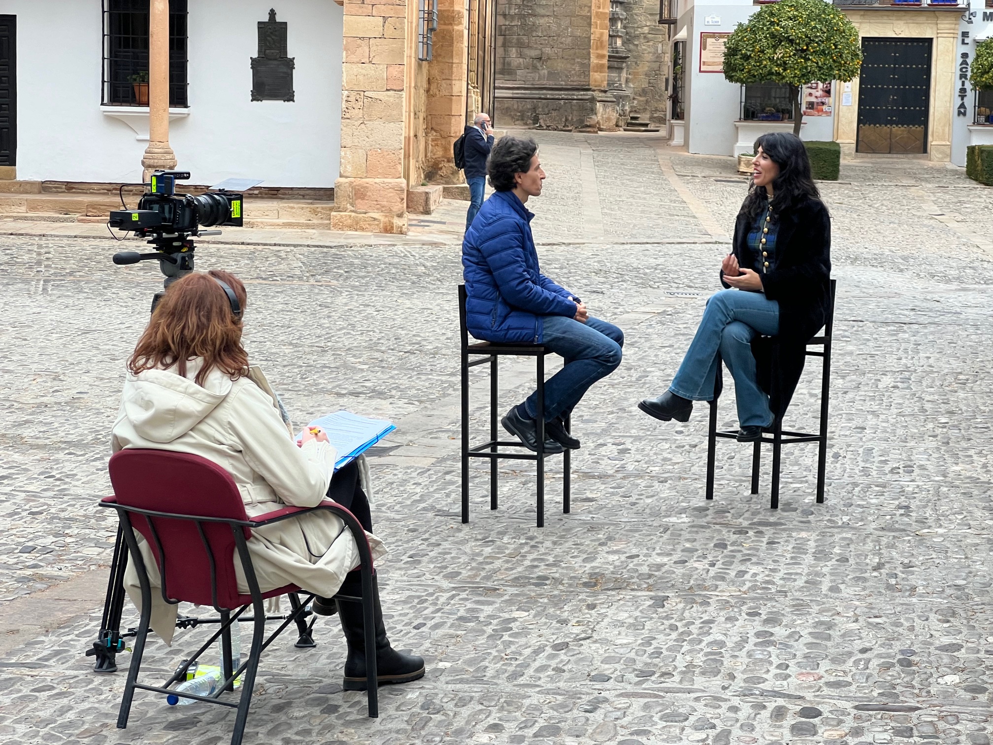 TVE graba en Ronda un capítulo del programa ‘Un país para leerlo’