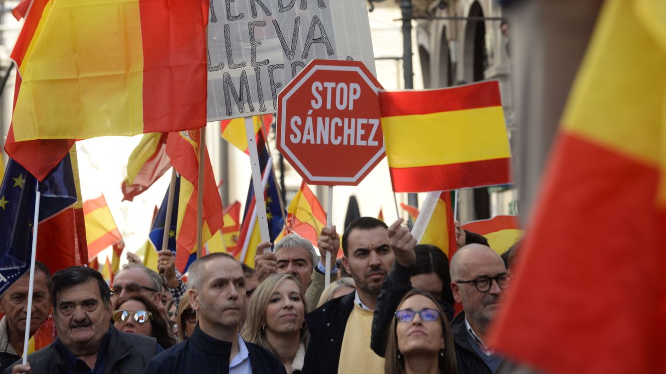 Ronda se suma de esta forma a las protestas que se mantienen en todo el país contra la amnistía de Sánchez a los independentistas.