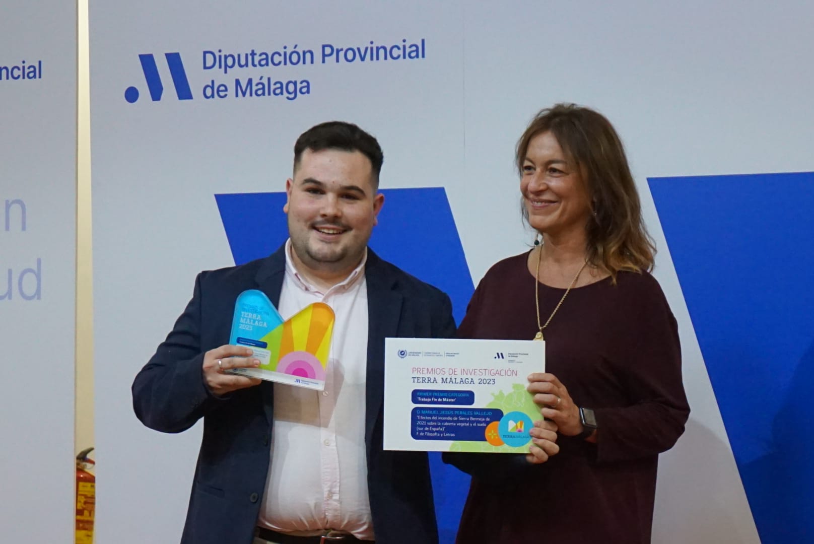 El geógrafo cortesano recibió su galardón en una gala celebrada este miércoles.