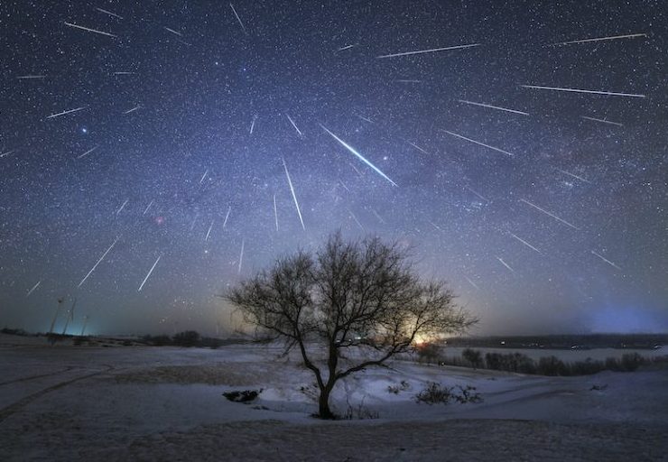 Lluvia de estrellas Dracoínidas. National Geogrphic.