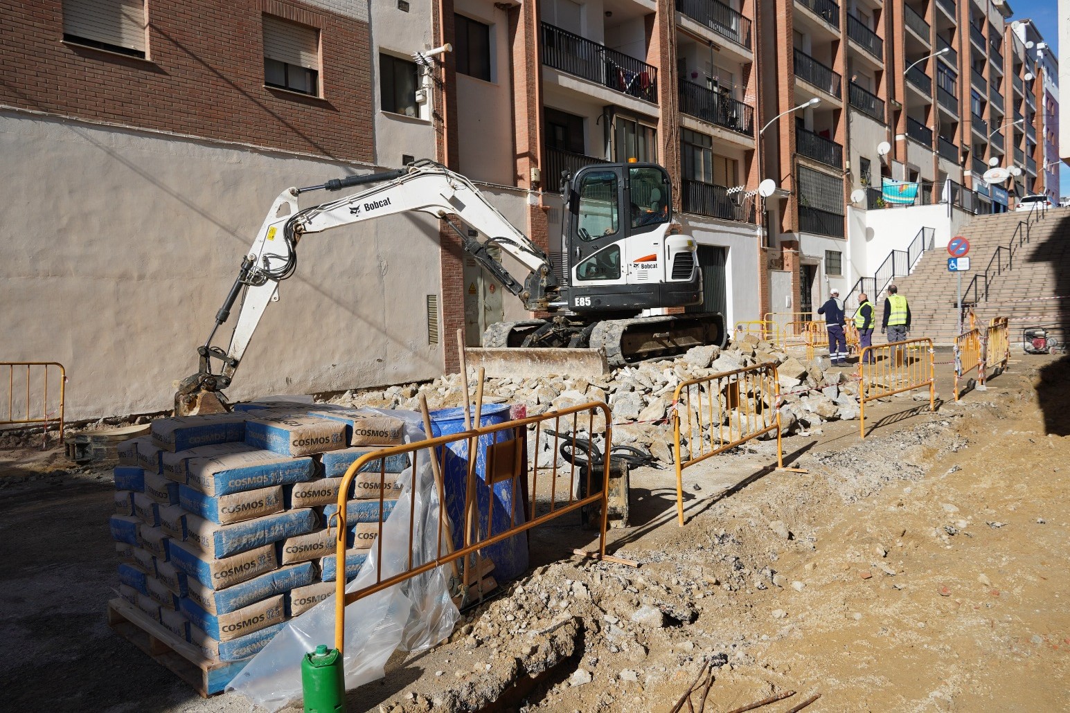 Los trabajos del Plan AEPSA se están realizando en diferentes barriadas.