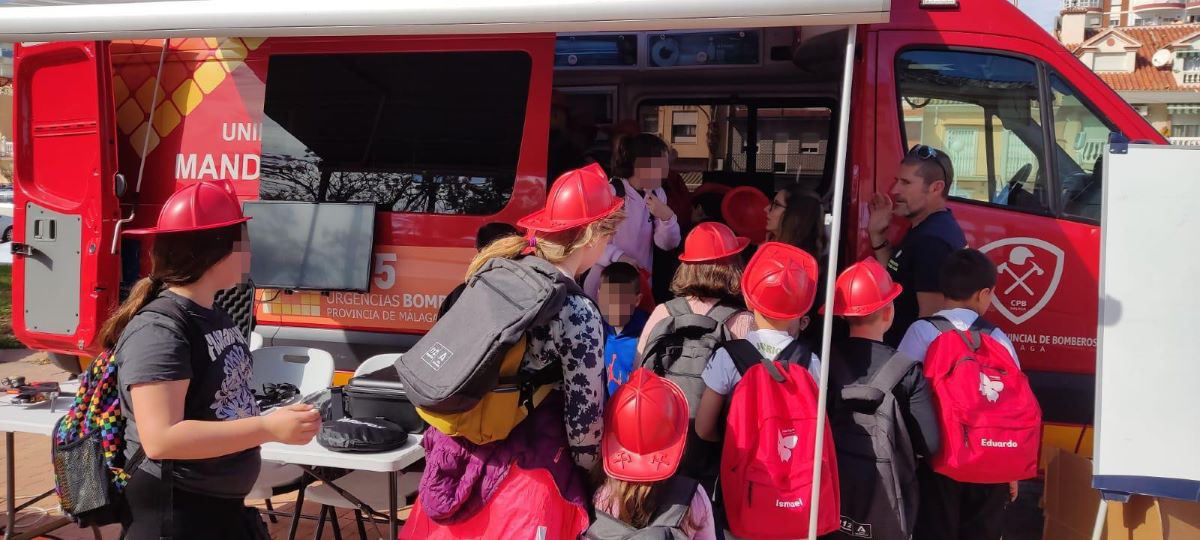 Los alumnos de este colegio rural han participado en el concurso del 112.