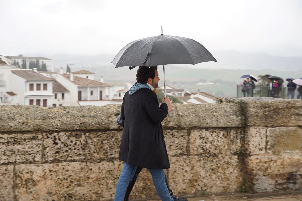 En la ciudad de Ronda se han recogido 75 litros desde el viernes hasta este lunes.