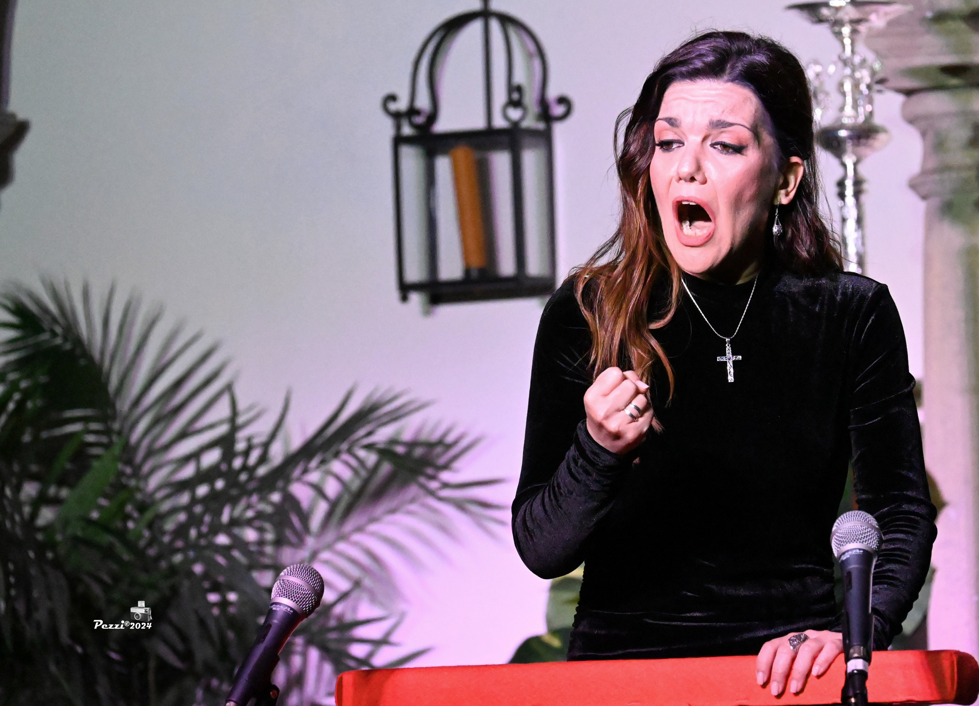 Leonor Moreno Díaz durante su interpretación en la tercera semifinal.