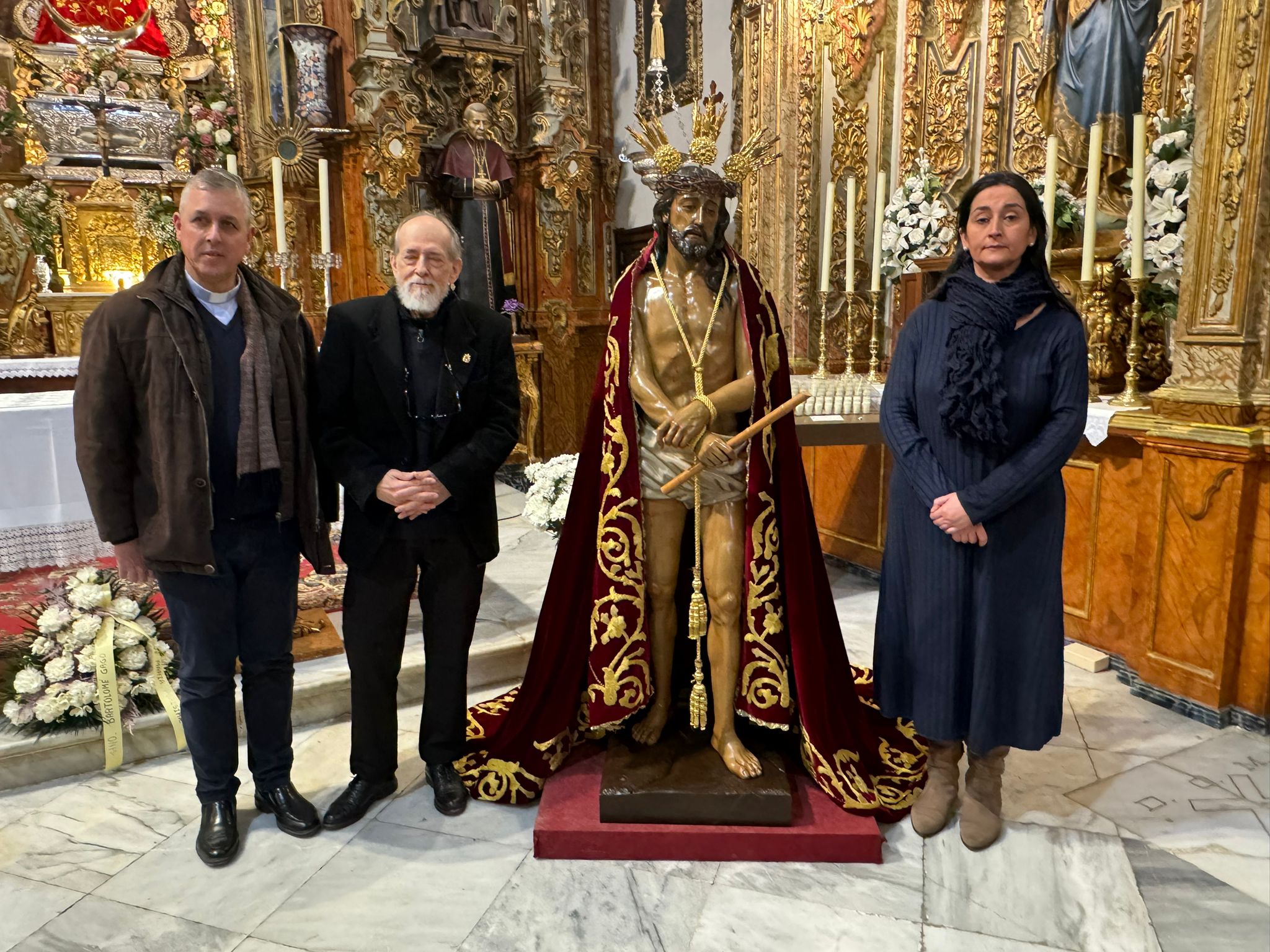 La imagen del Ecce-Homo vuelve al culto tras su proceso de restauración