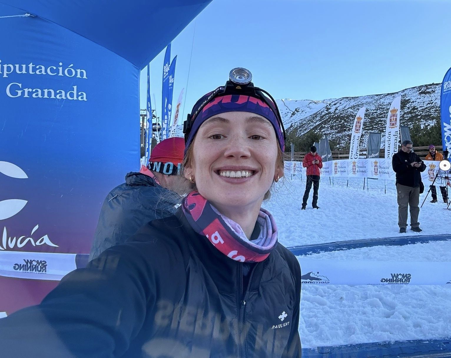 La rondeña Isabel Acevedo en la prueba que disputó en Sierra Nevada.
