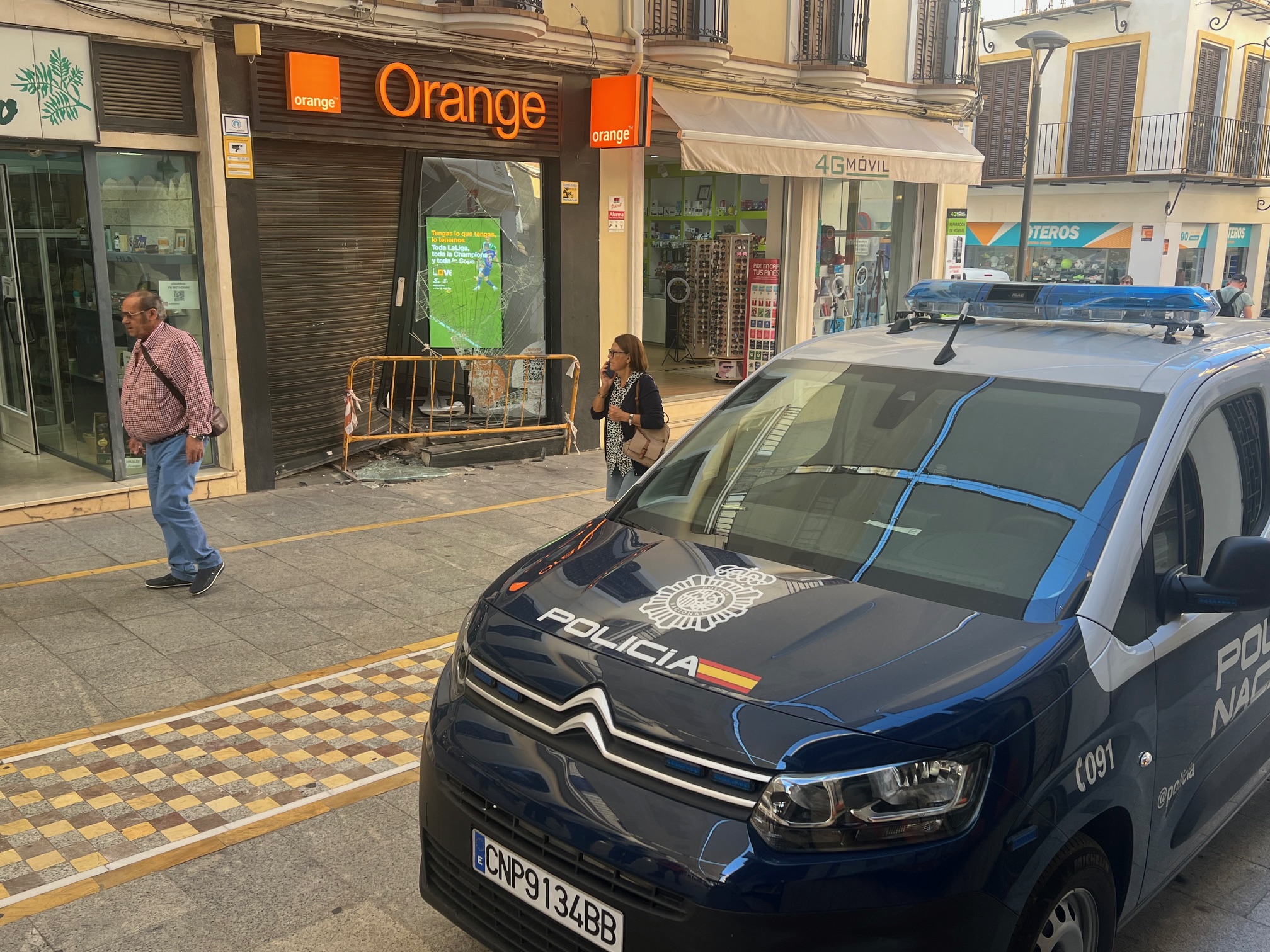 Cae la banda criminal que realizó un robo con alunizaje en un comercio de Ronda