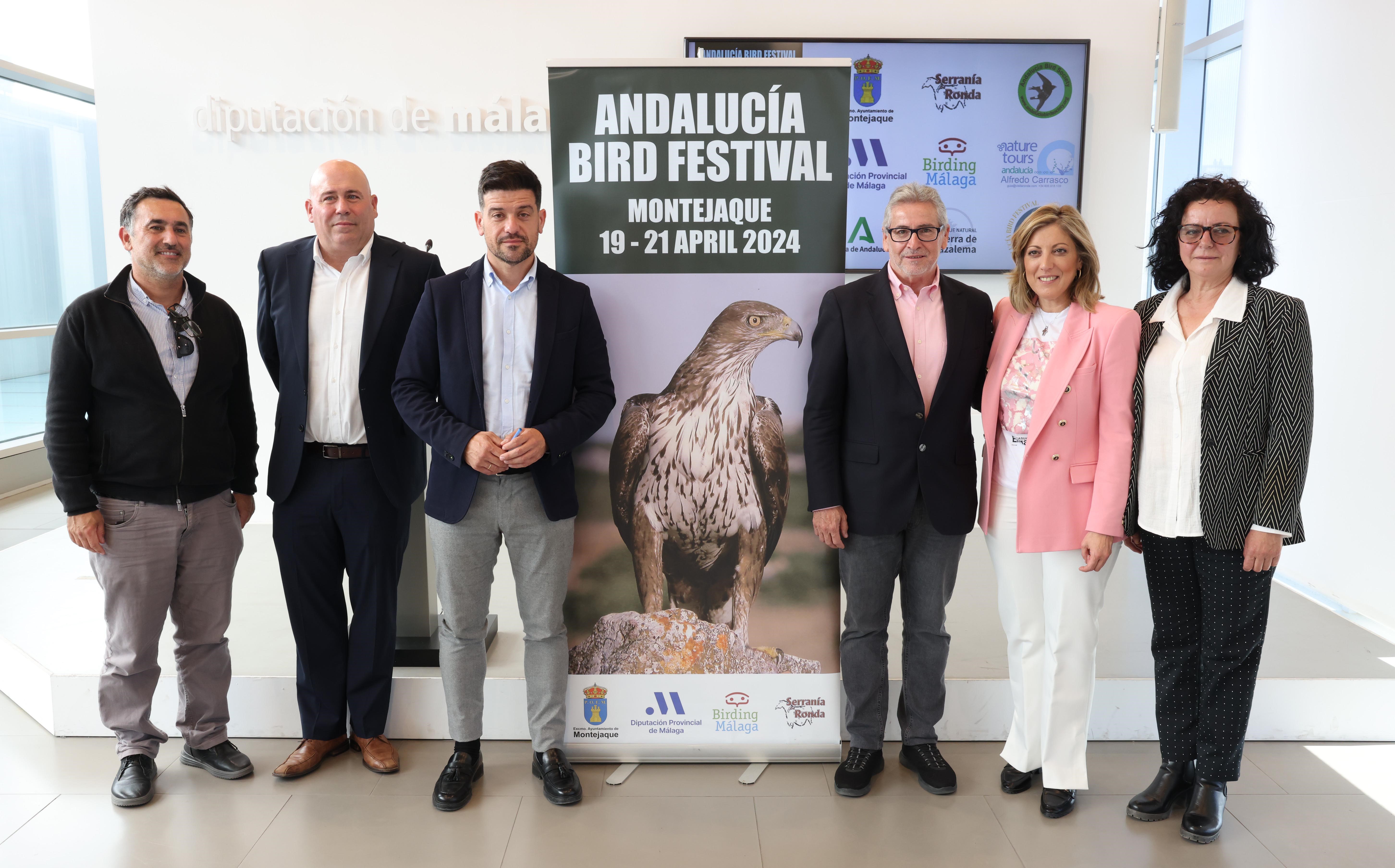 El festival ornitológico se ha presentado hoy en la Diputación de Málaga.