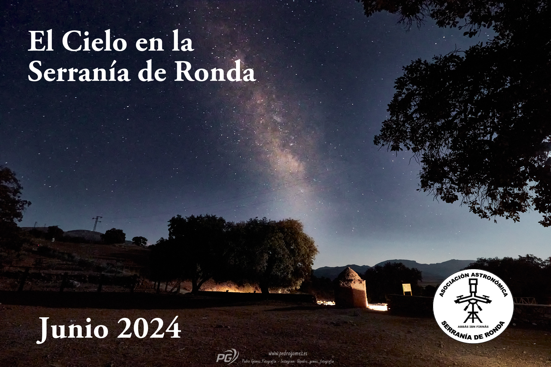 Imagen del cielo primaveral de la Serranía tomada por Pedro Gómez Fotografía.