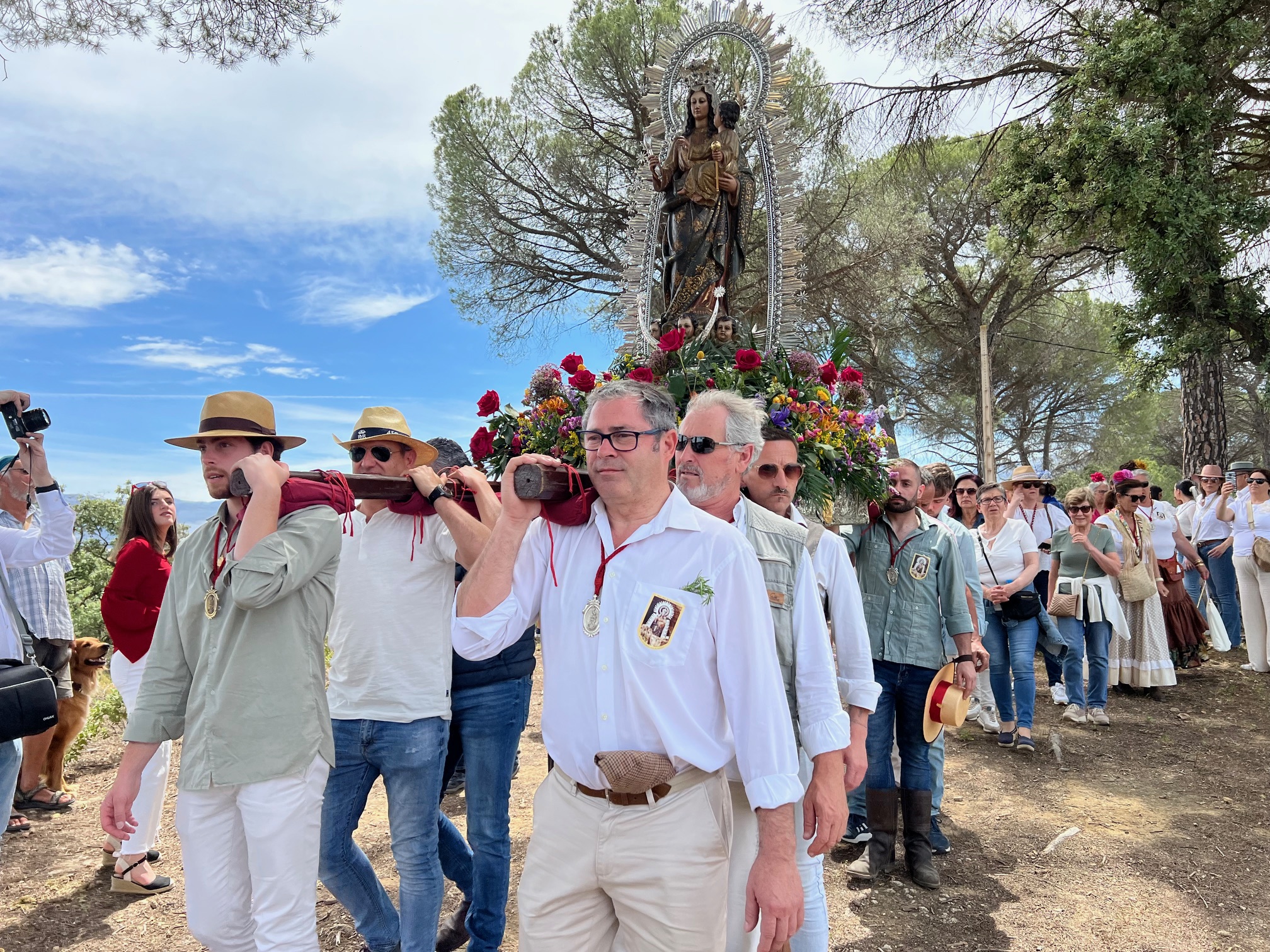 La Virgen de la Cabeza vuelve un año más a su ermita