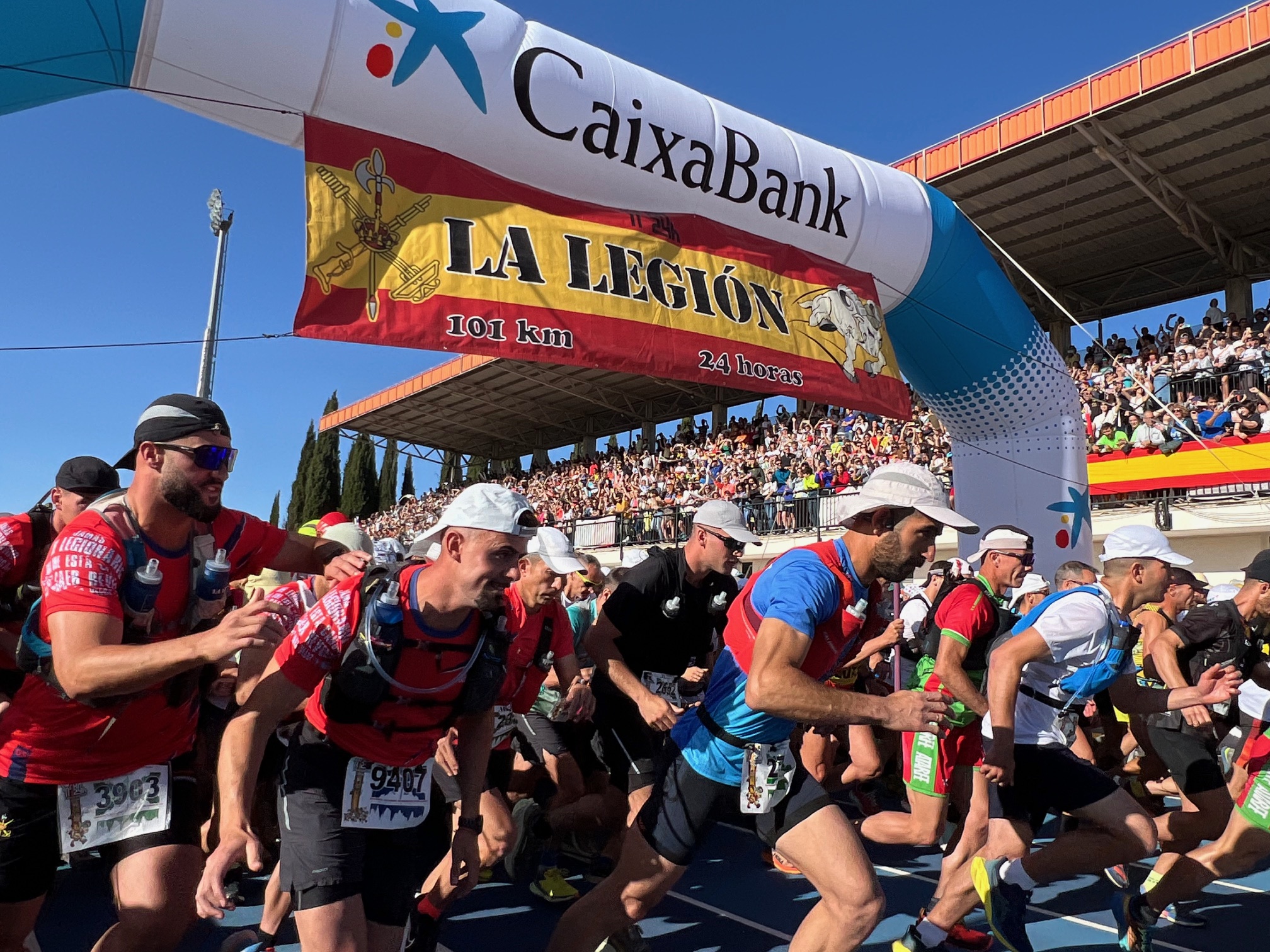 Con un gran ambiente deportivo la Serranía acoge un año más los 101 kilómetros de la Legión