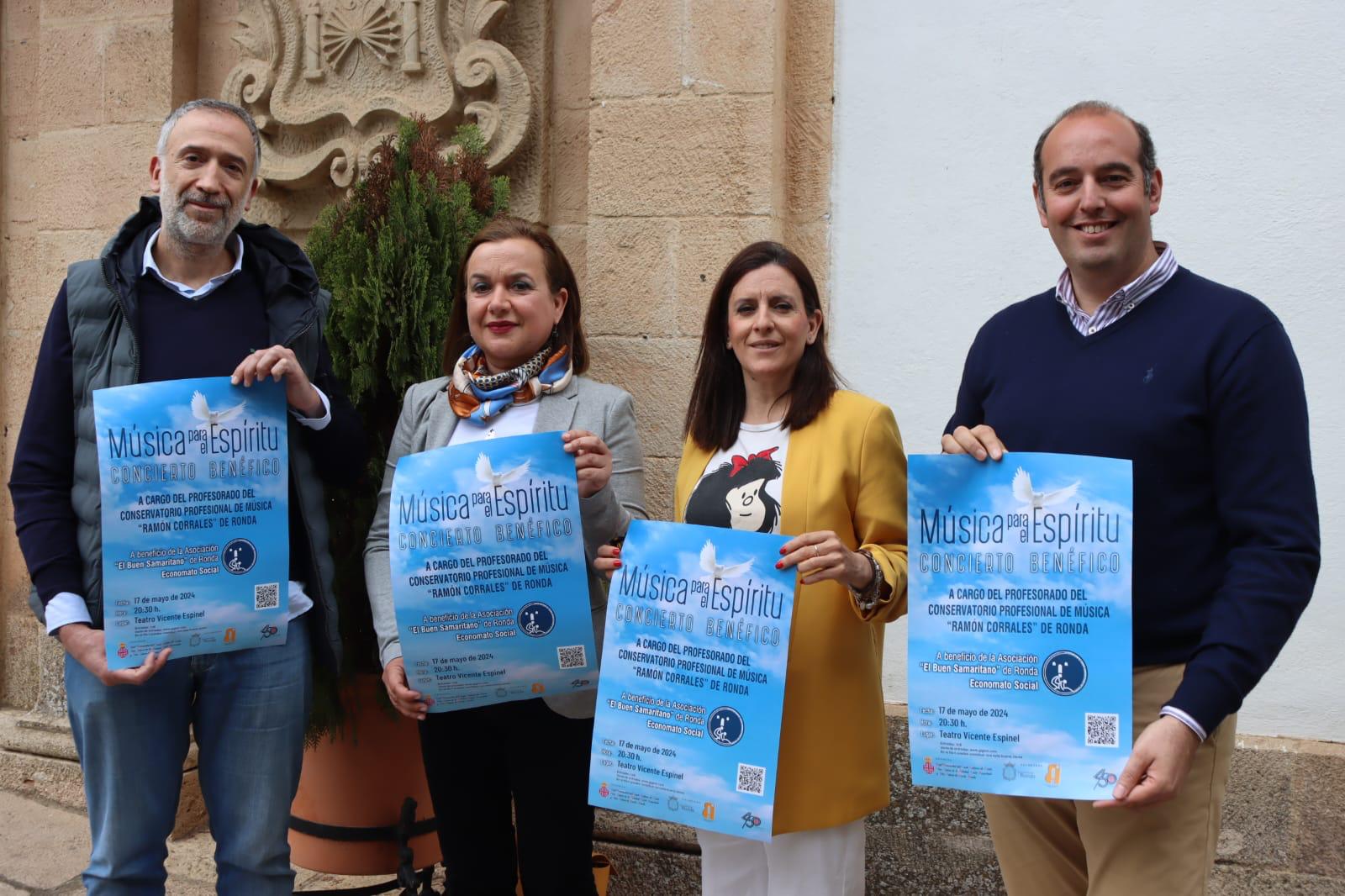 El concierto solidario ha sido presentado por sus organizadores.