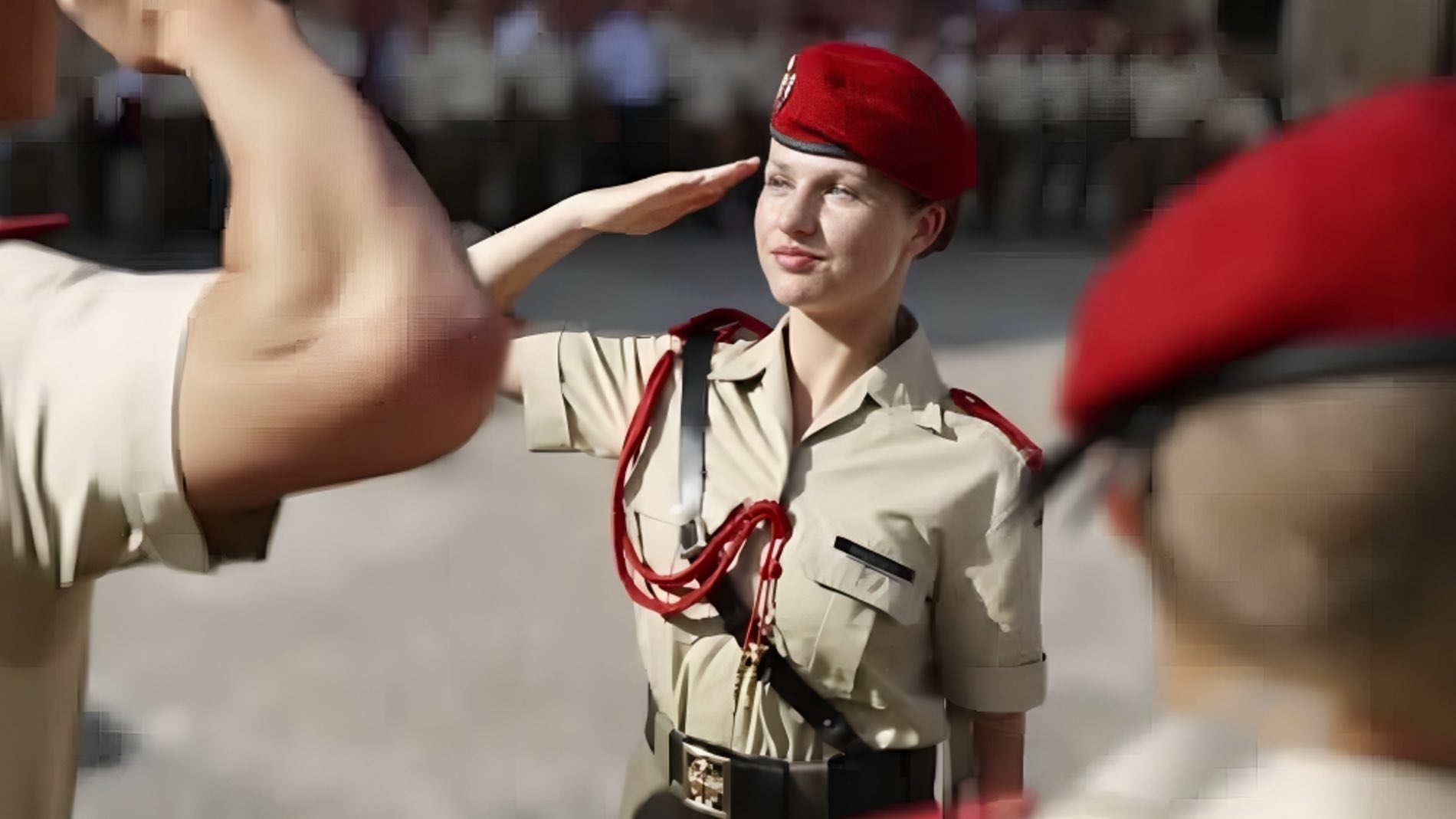 La princesa Leonor está realizando su formación militar en la Academia de Oficiales.