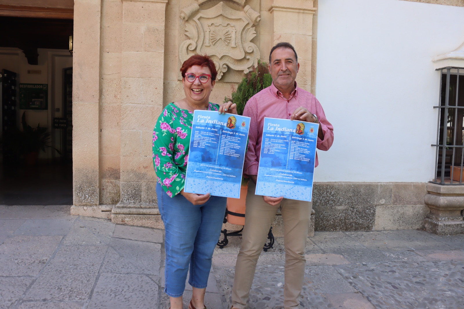 La alcaldesa pedánea y el concejal de Pedanías han presentado los festejos de este año.