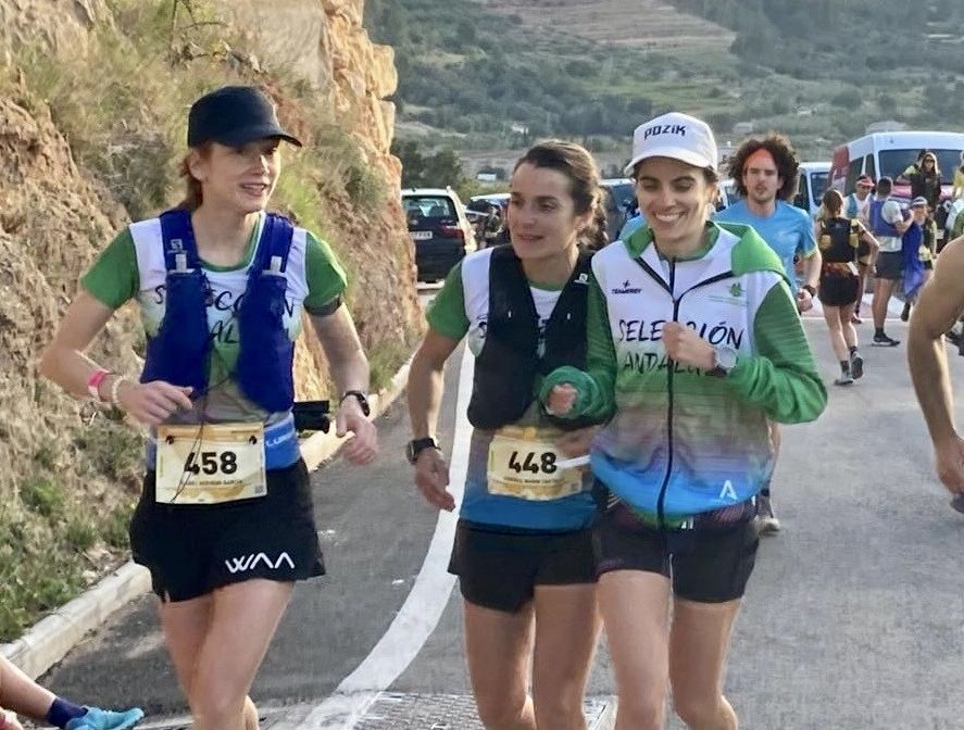 La rondeña Isabel Acevedo durante la carrera de este fin de semana.