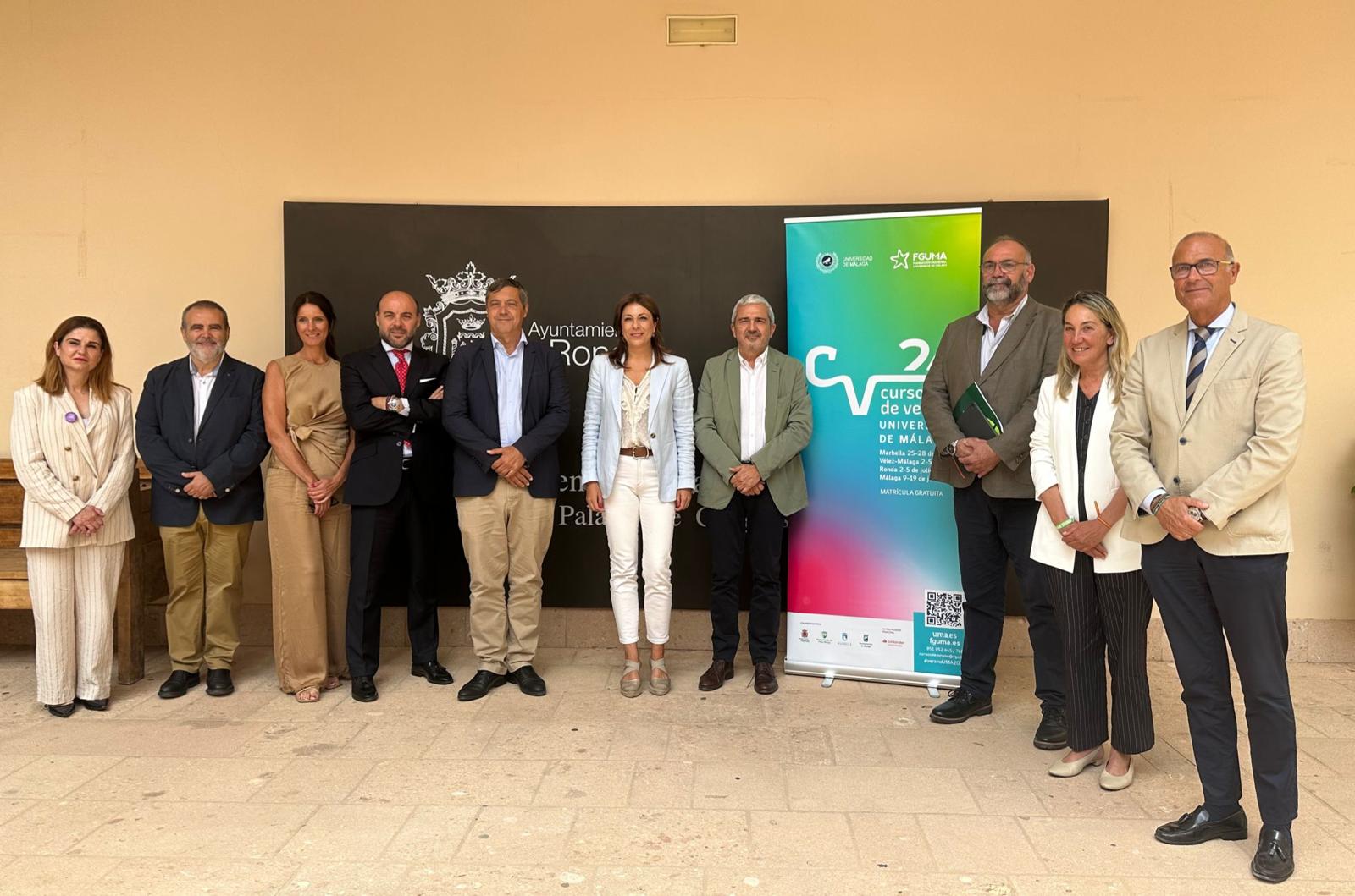 Los Cursos de Verano de la UMA esperan recibir más de 200 alumnos este año en Ronda
