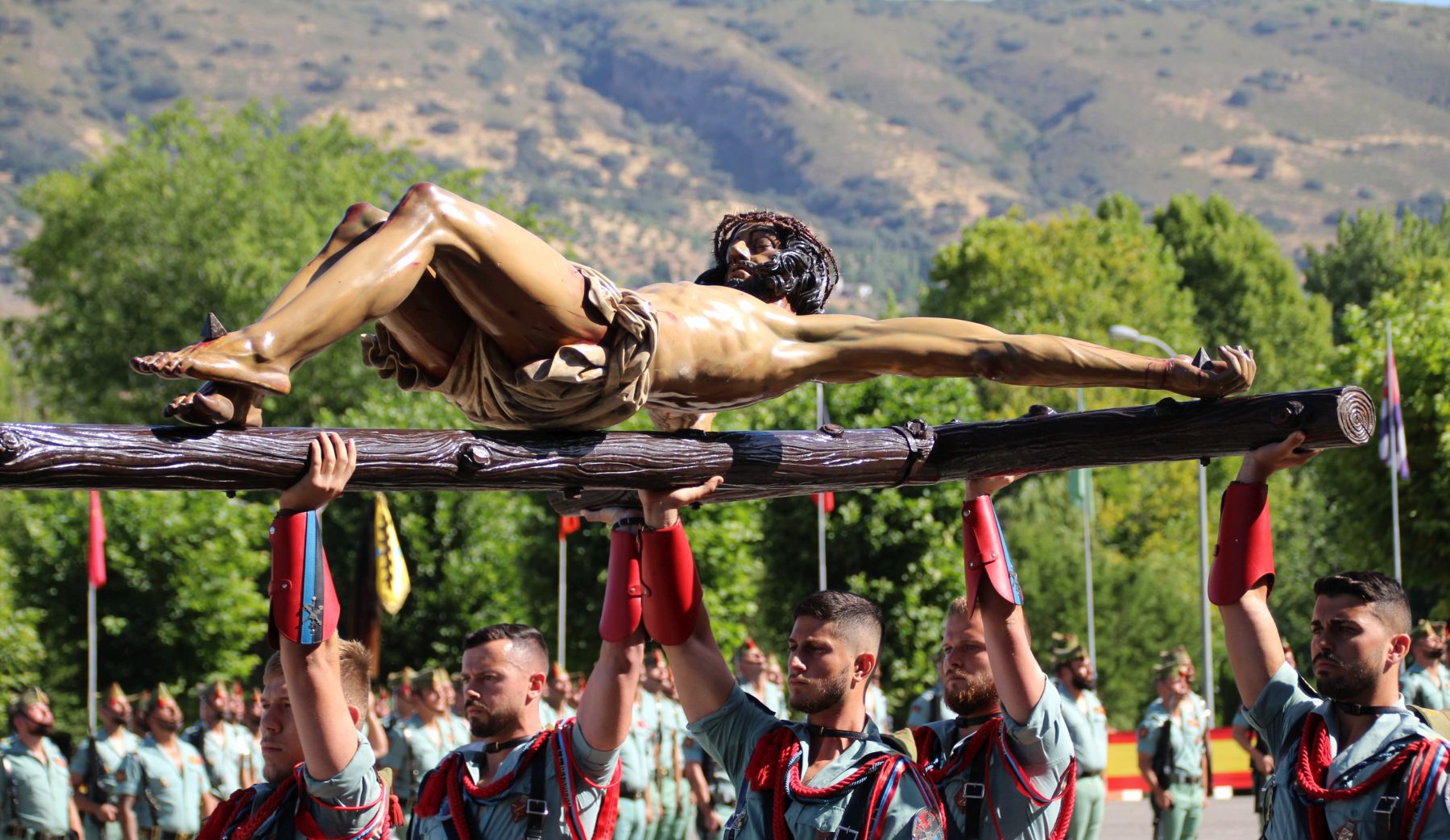 La Legión de Ronda celebra el día de la Patrona de Infantería, la Inmaculada Concepción