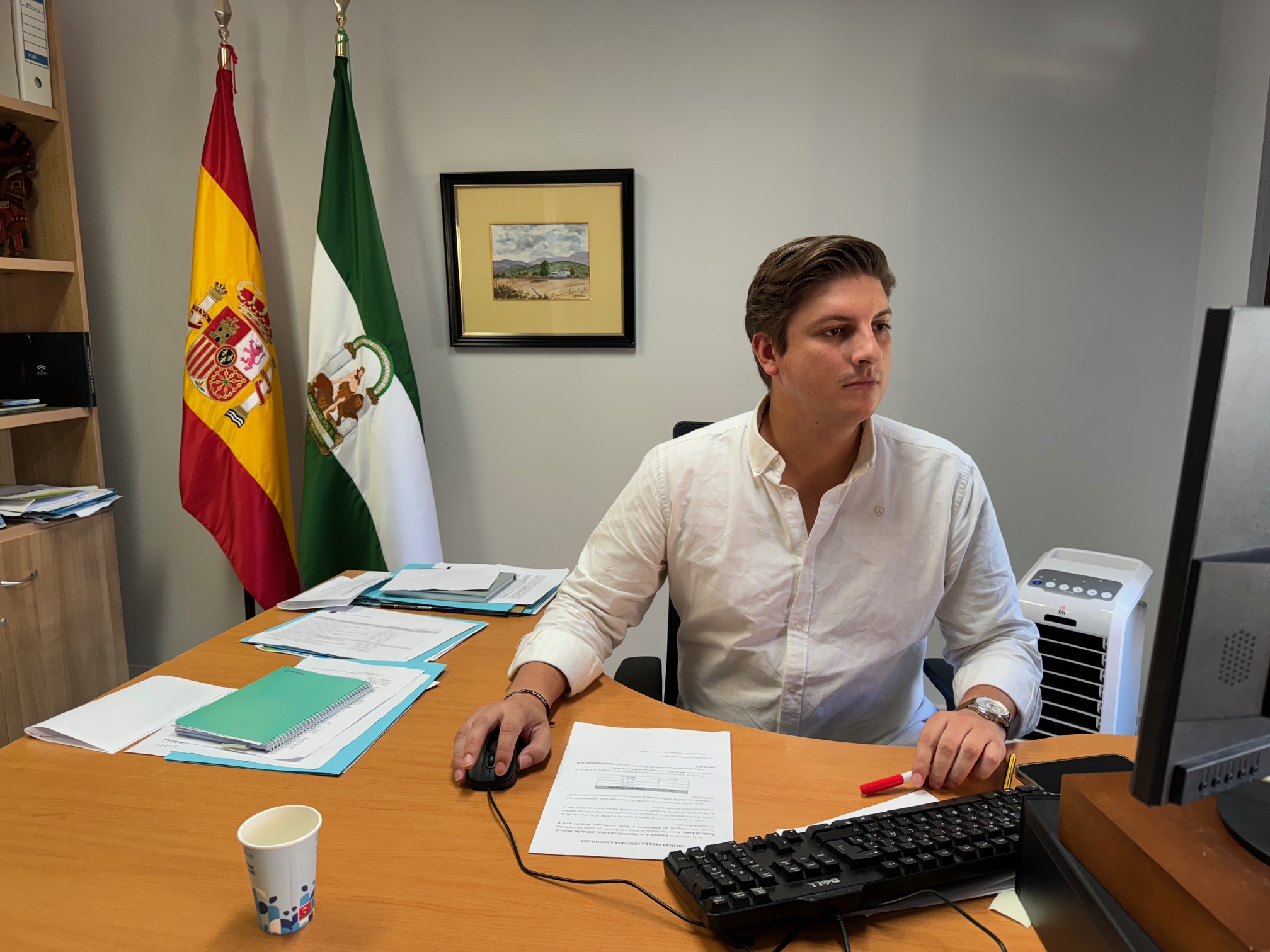 Jorge Fernández, el concejal más joven del PP, asume Tráfico y se convierte en uno de los nombres con más peso del Gobierno local