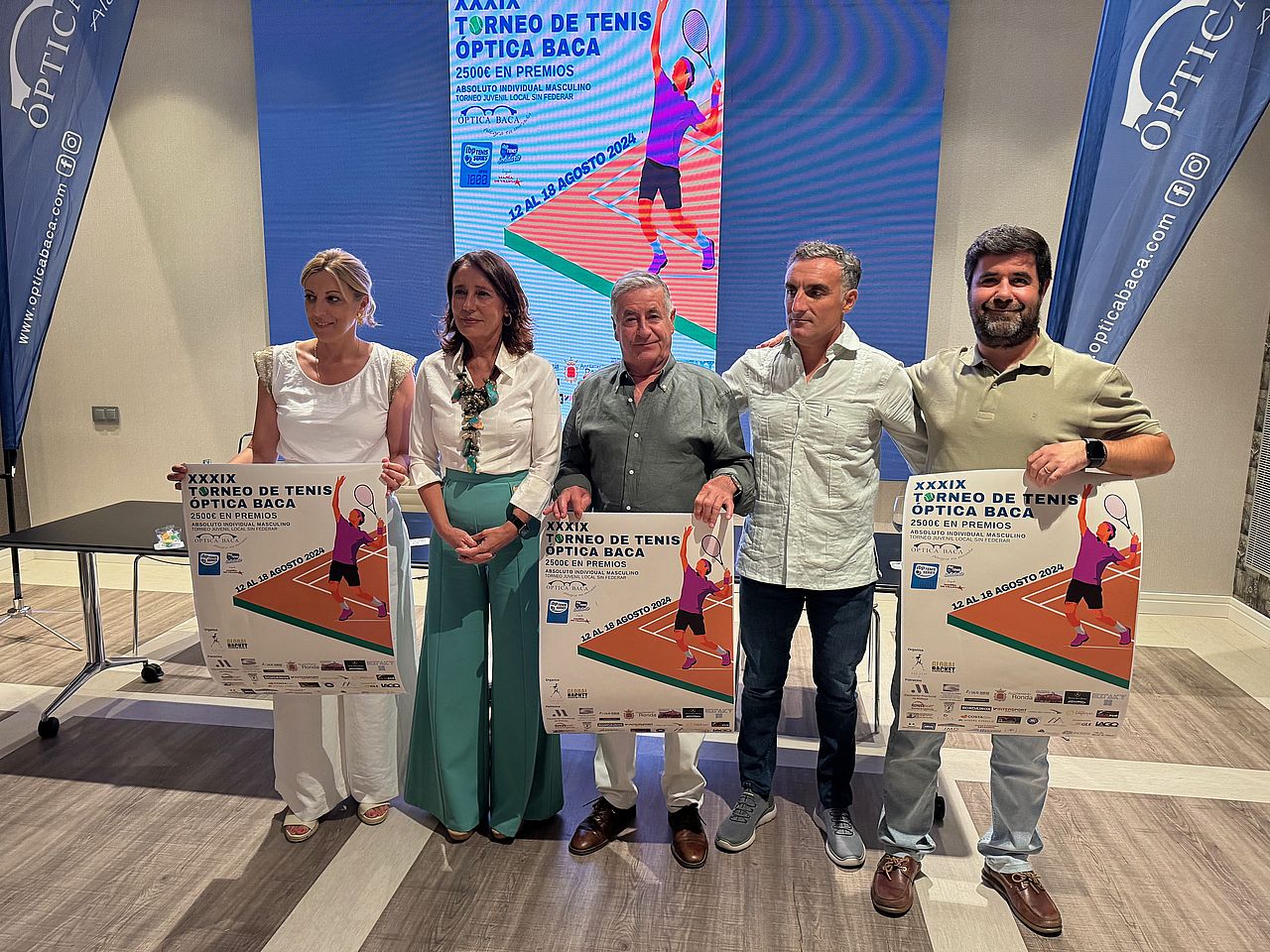 Ronda acogerá del 12 al 18 de agosto la 39 edición del Torneo de Tenis Óptica Baca