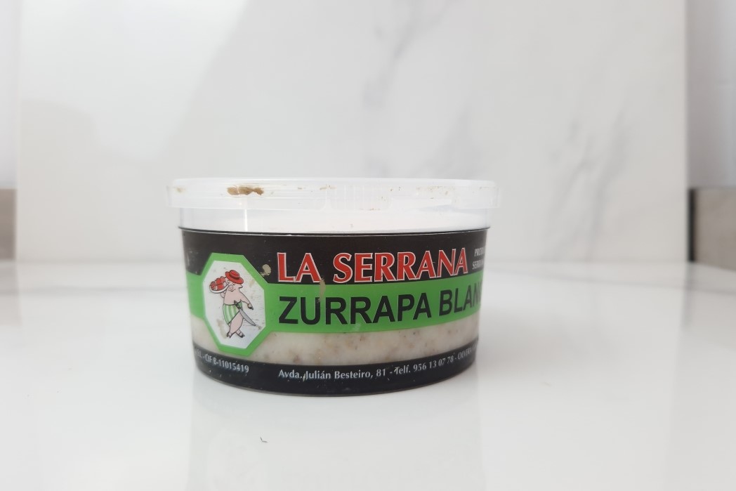 El lote afecta a zurrapa blanca de la marca olvereña La Serrana.