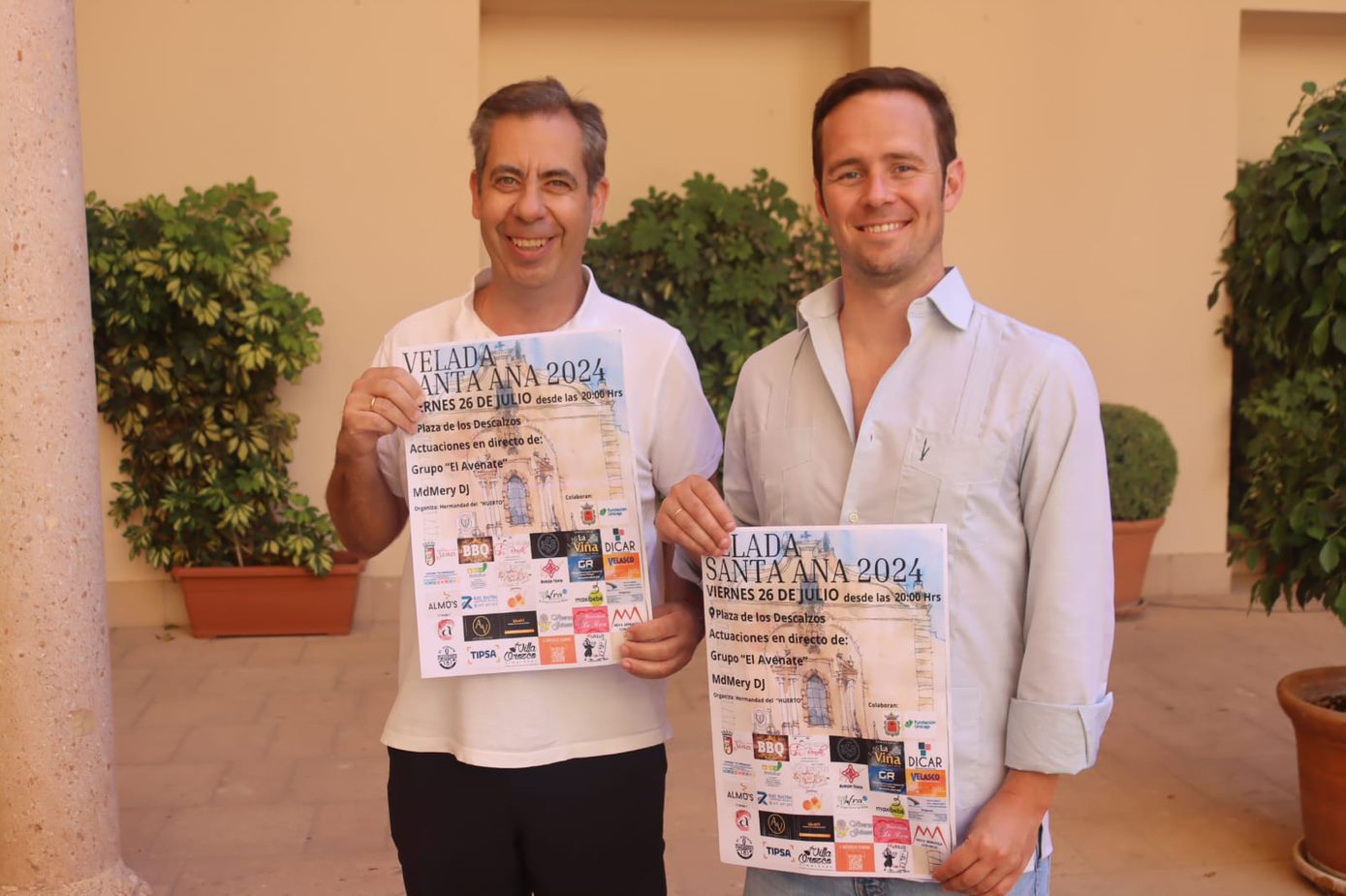 El concejal de Participación y el hermano mayor han presentado la verbena.