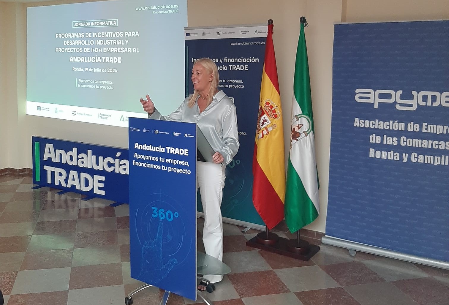 La Junta presenta los nuevos incentivos de Andalucía TRADE ante el empresariado rondeño