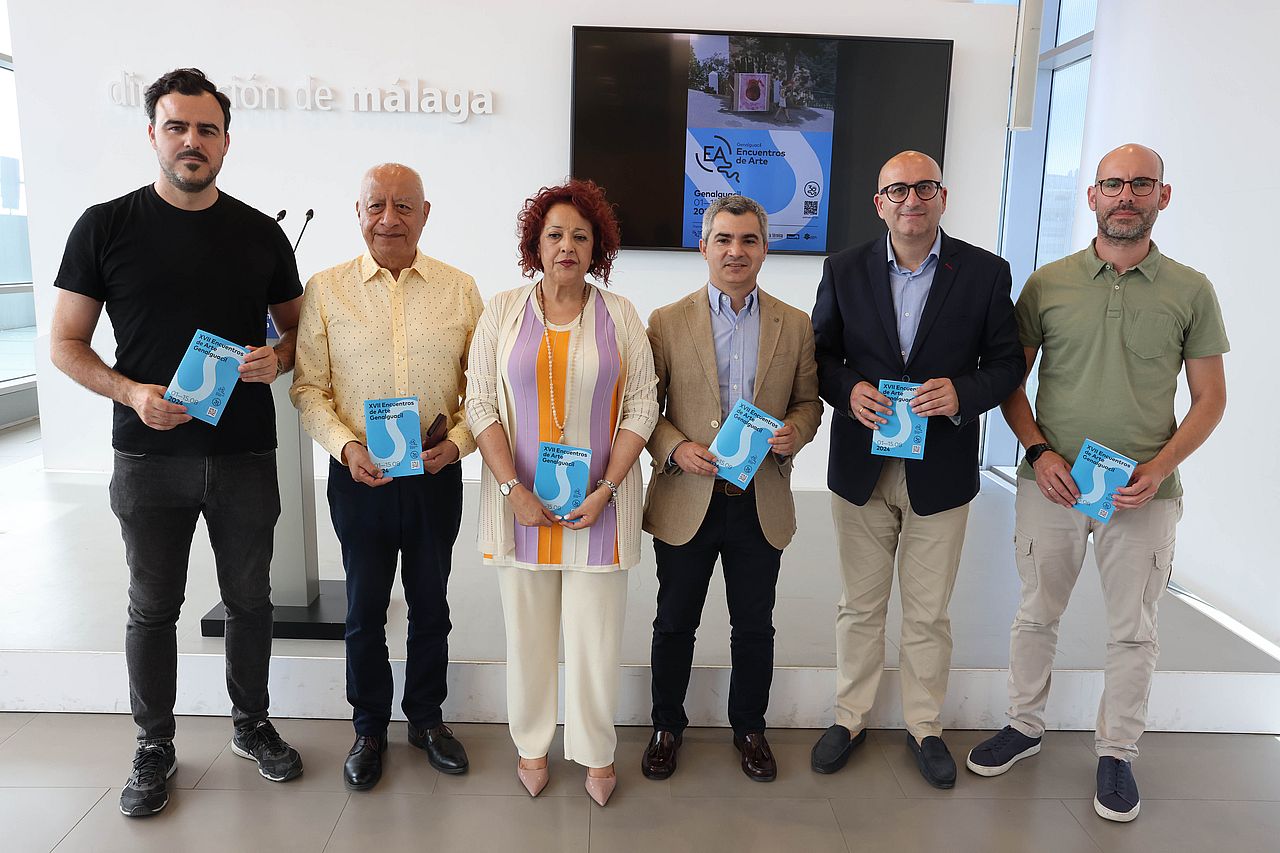 Hoy se ha presentado este singular encuentro de arte en la Diputación de Málaga.