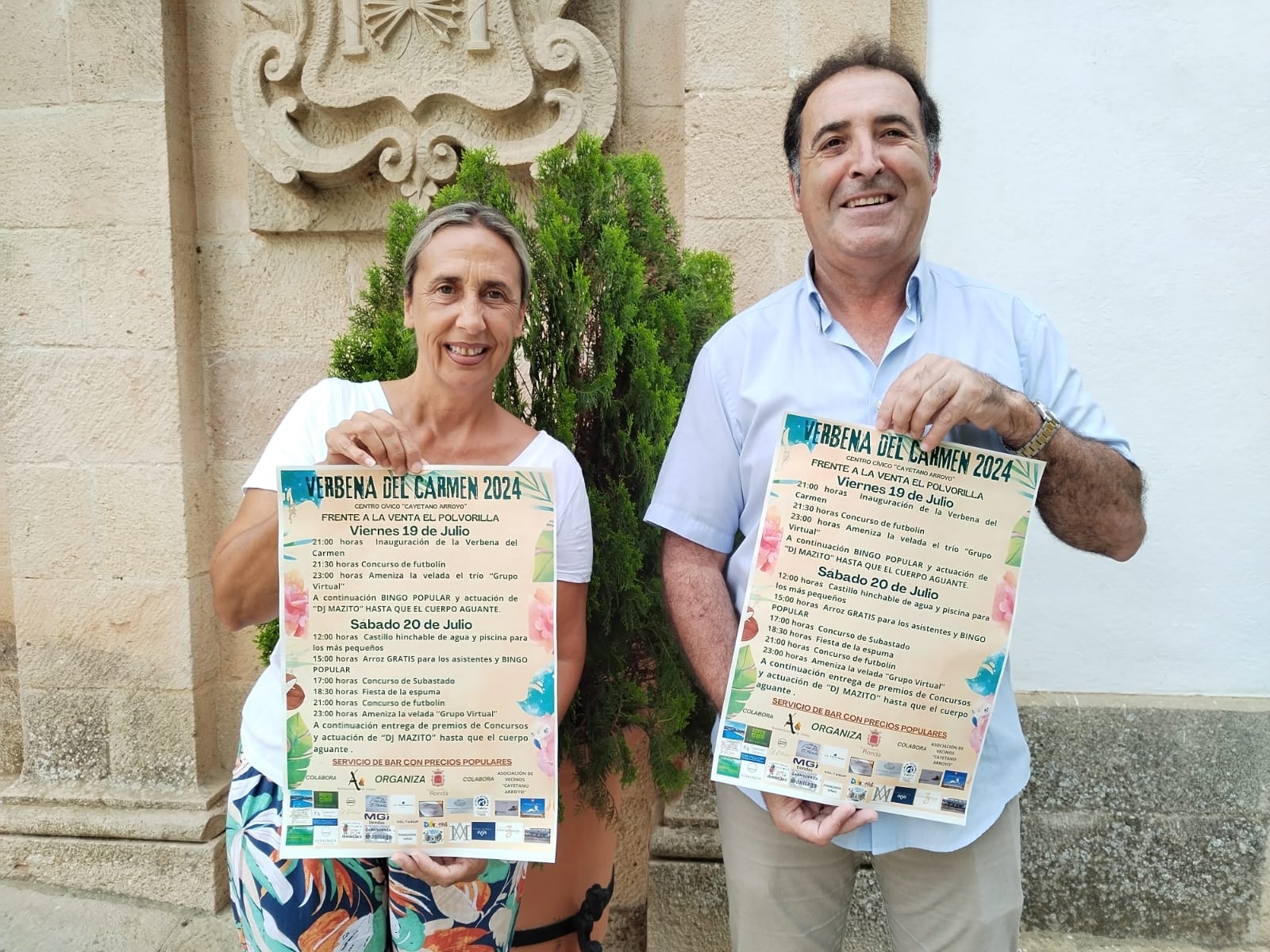 El concejal de Pedanías y la alcaldesa pedánea han presentado los festejos.