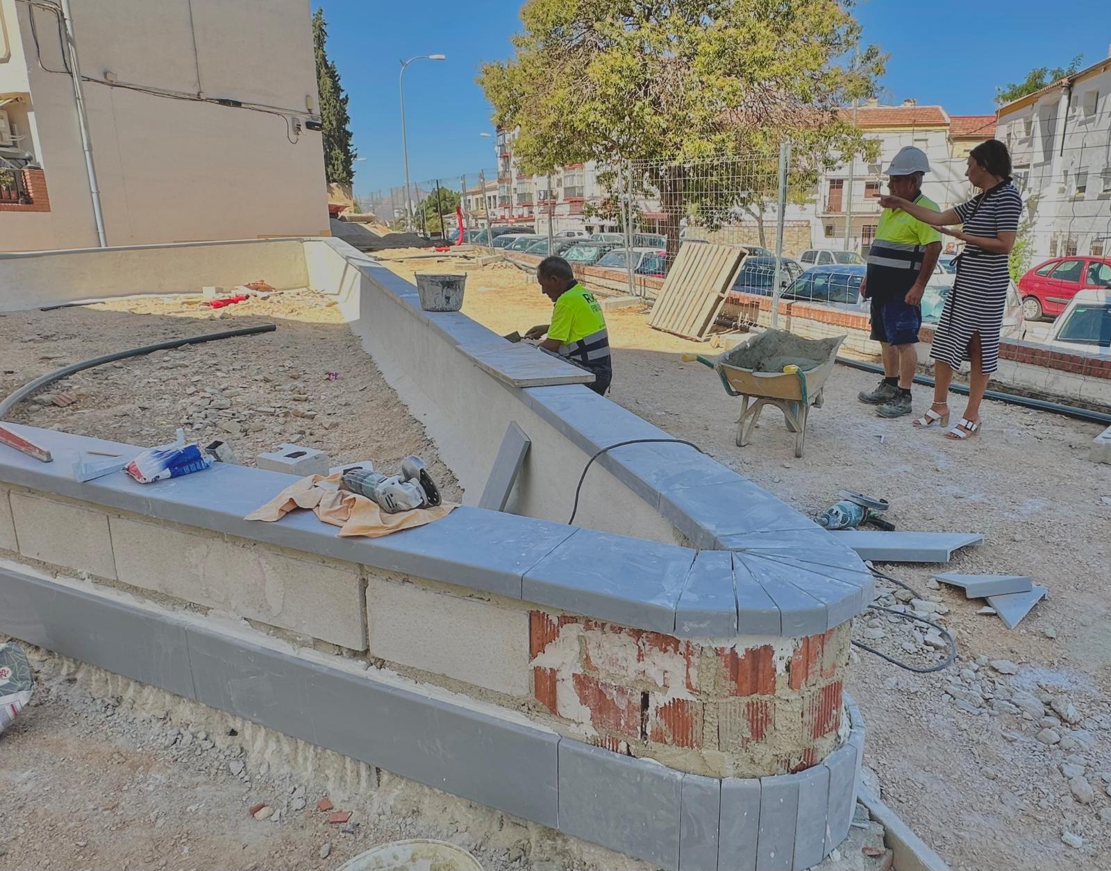 Los trabajos van bastante adelantados según ha informado la concejal de Obras.