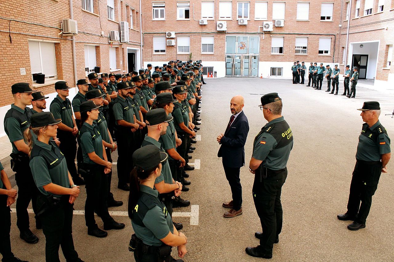 Hoy se han incorporado 123 nuevos agentes de la Guardia Civil a la provincia de Málaga.