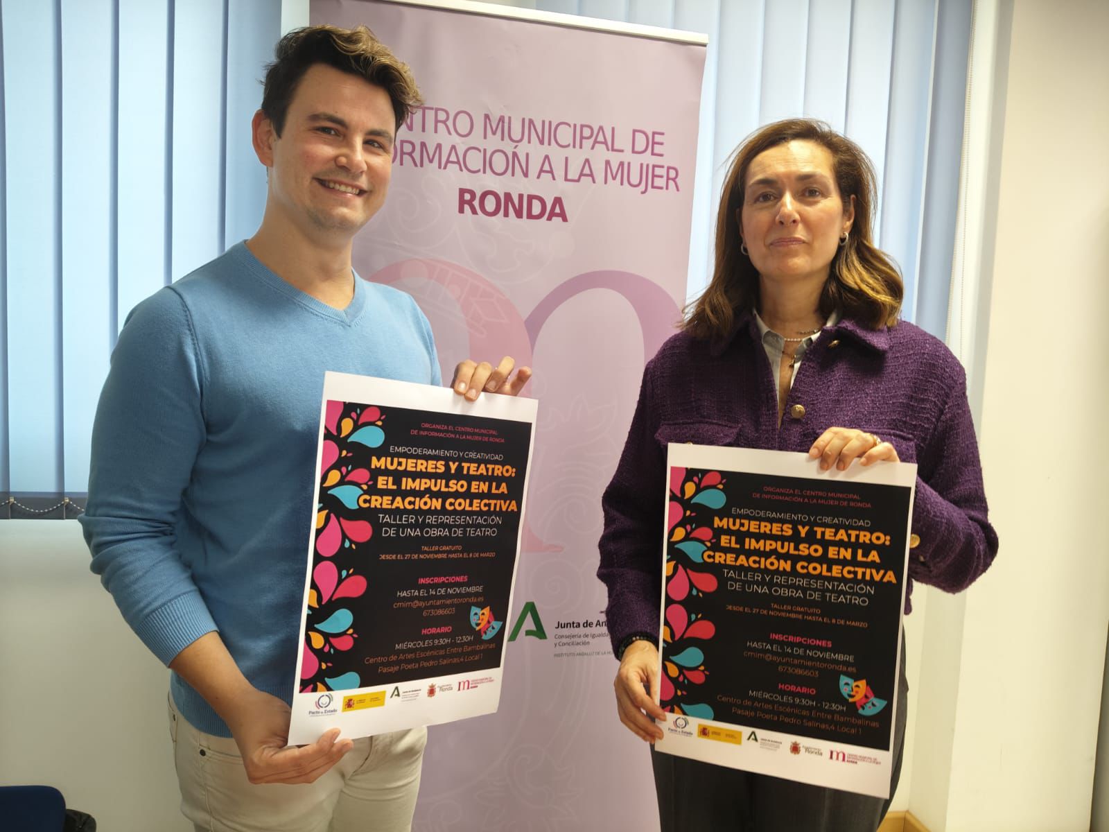 El taller de teatro swrá impartido por Entre Bambalinas.