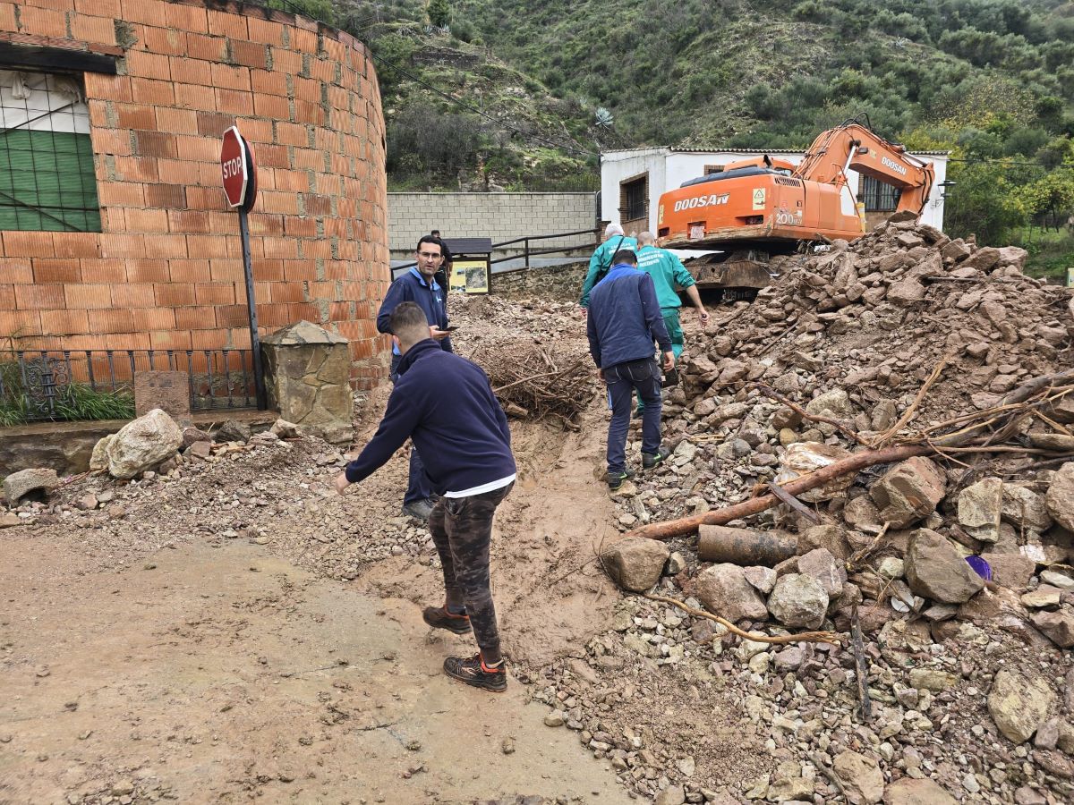 La Serranía se recupera poco a poco de los daños provocados por el temporal