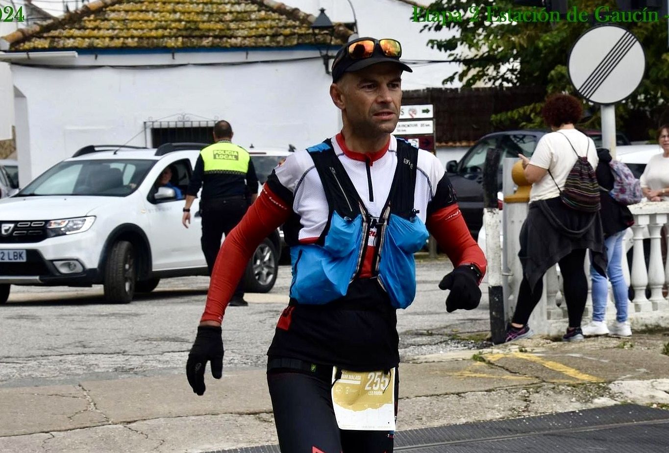 El rondeño durante esta singular prueba deportiva.