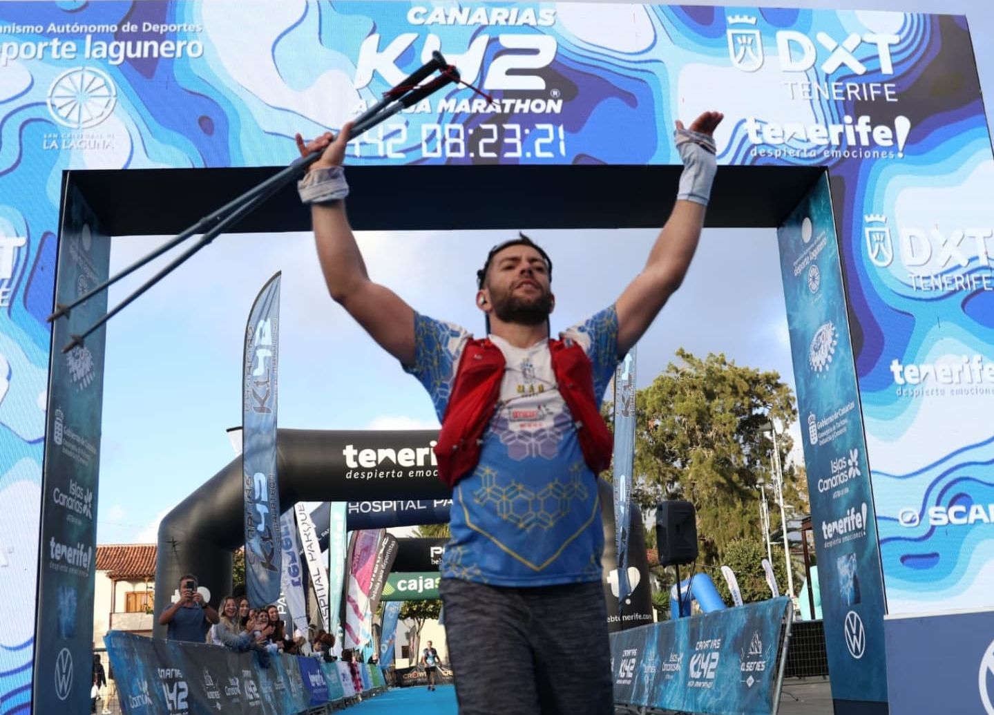 Francisco Fernando Miragaya realizó la prueba en Canarias de 42 kilómetros.