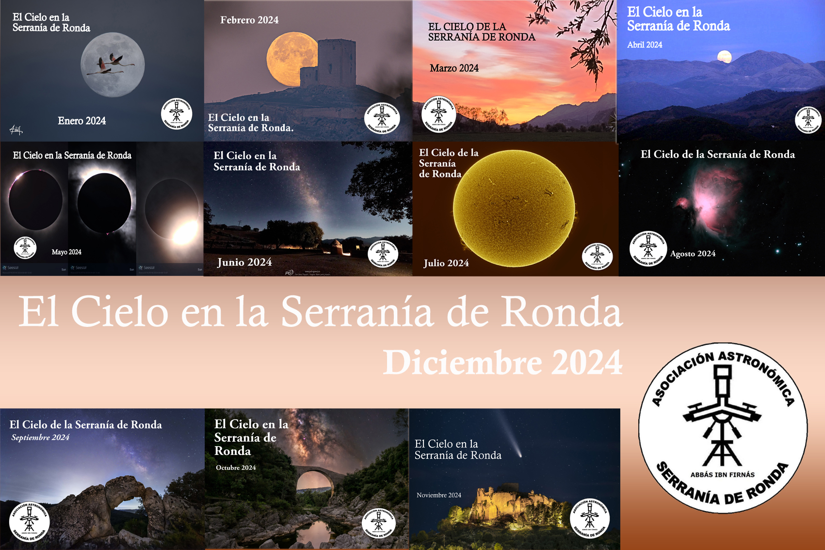 El cielo de Ronda ha estado todo el año lleno de fenómenos y de imágenes.