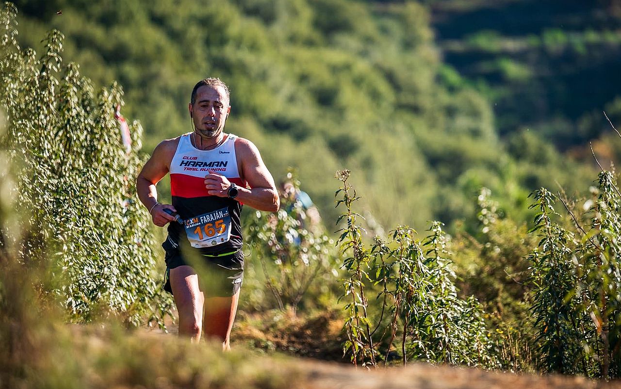 Uno de los corredores en la prueba disputada en Faraján. Foto Dany Blanco.