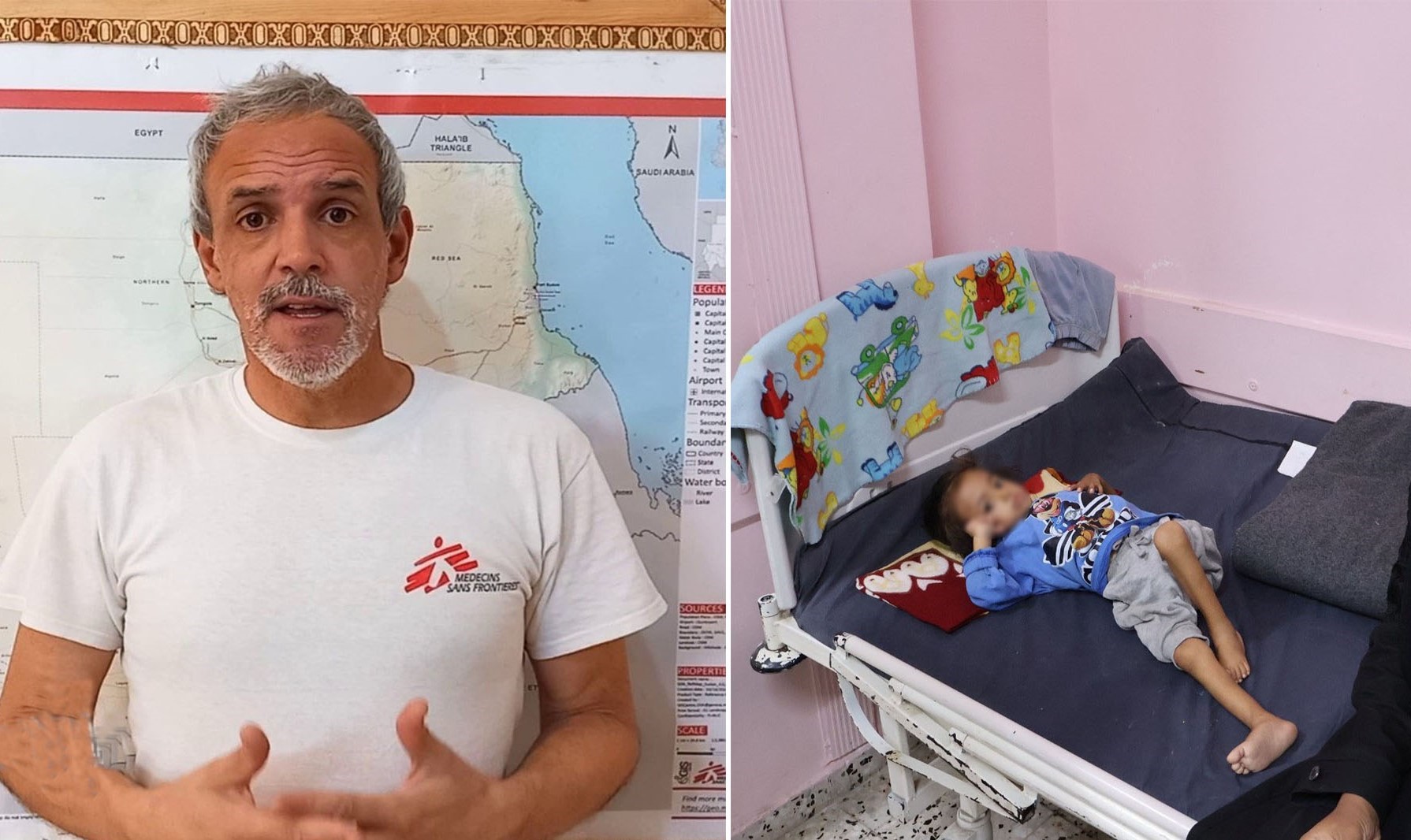 El enfermero rondeño está destinado en uno de los pocos hospitales que quedan en pie en Gaza.